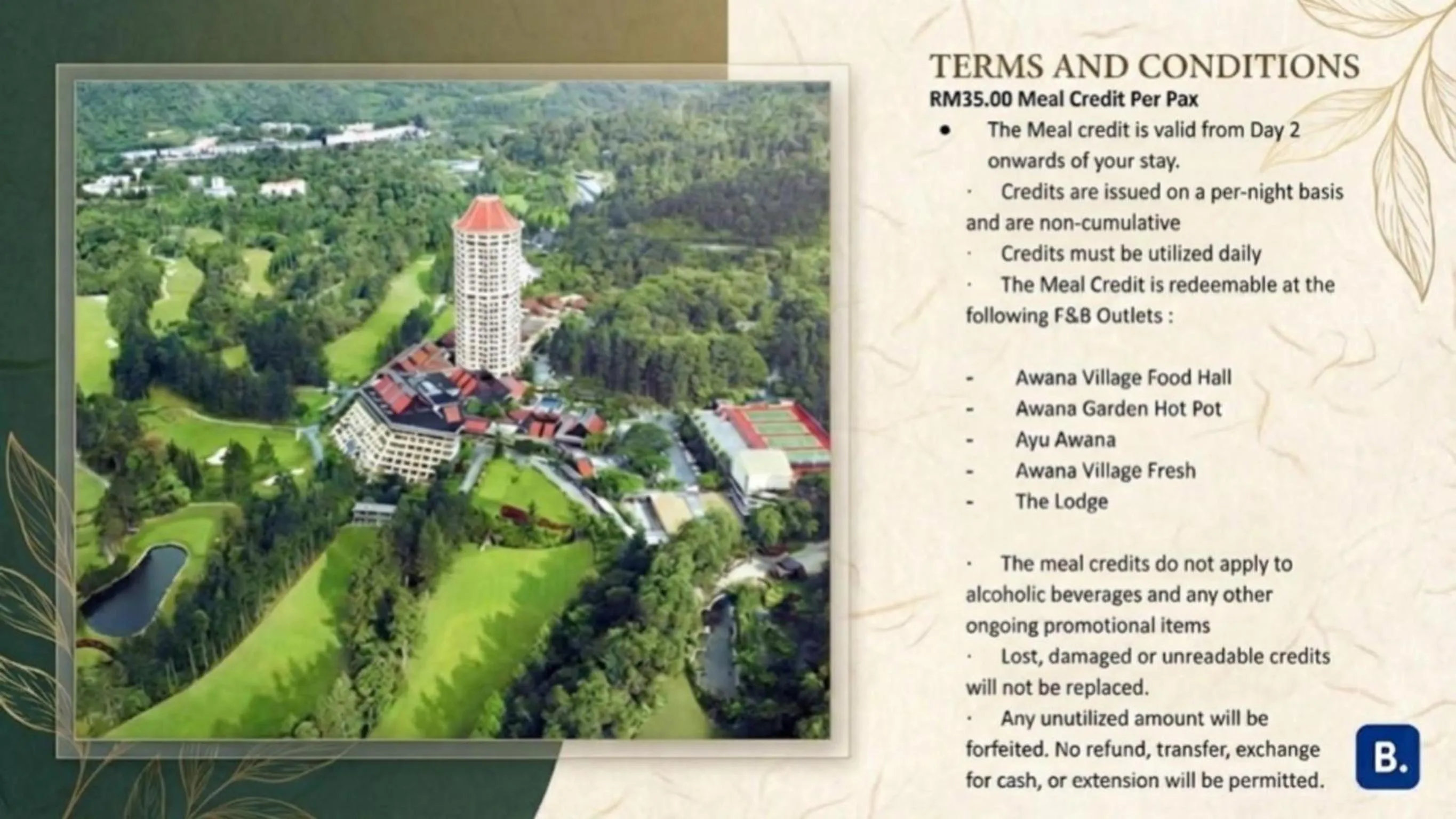 Property building in Resorts World Awana