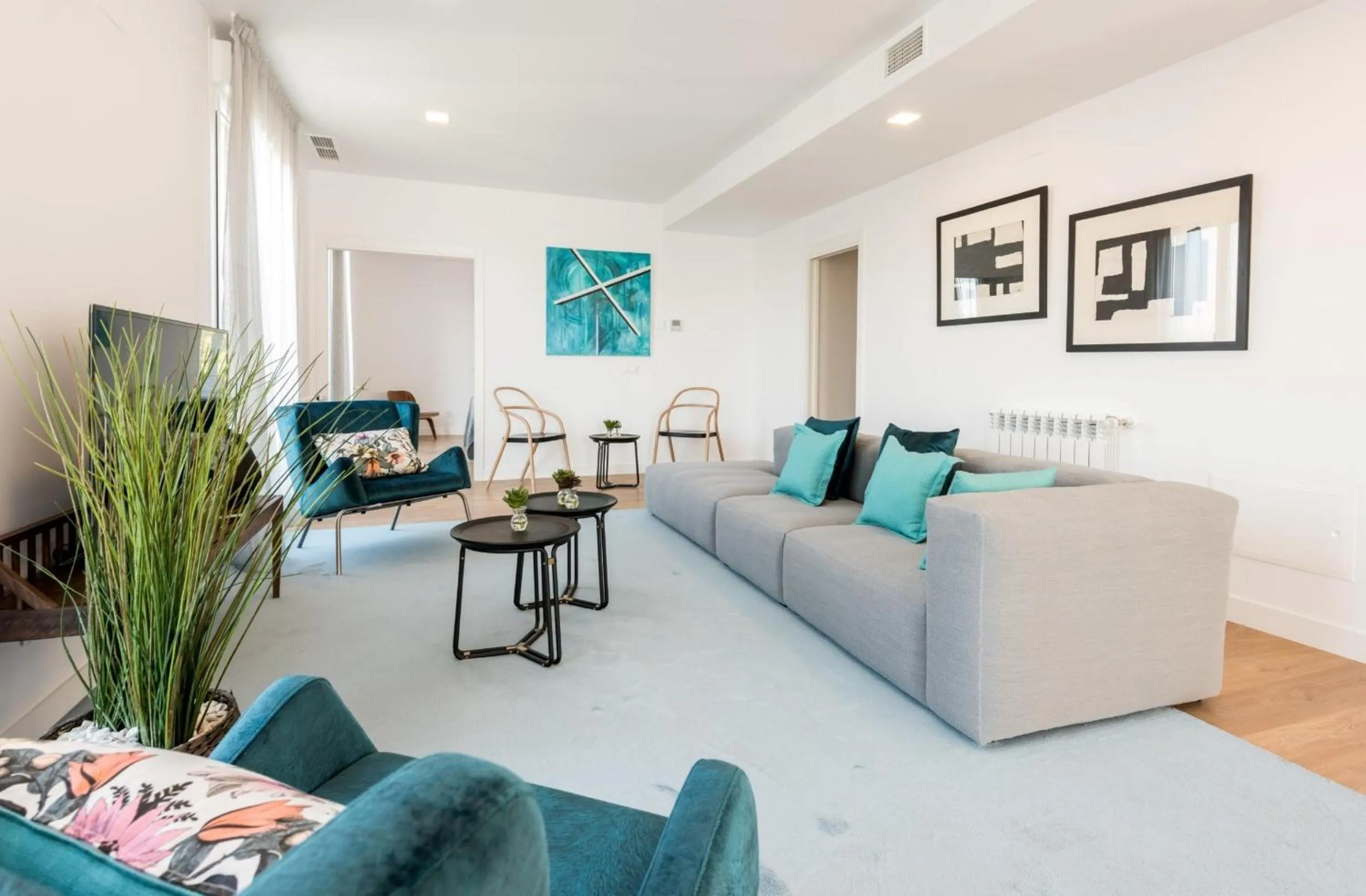 Living room in Plaza de España Skyline