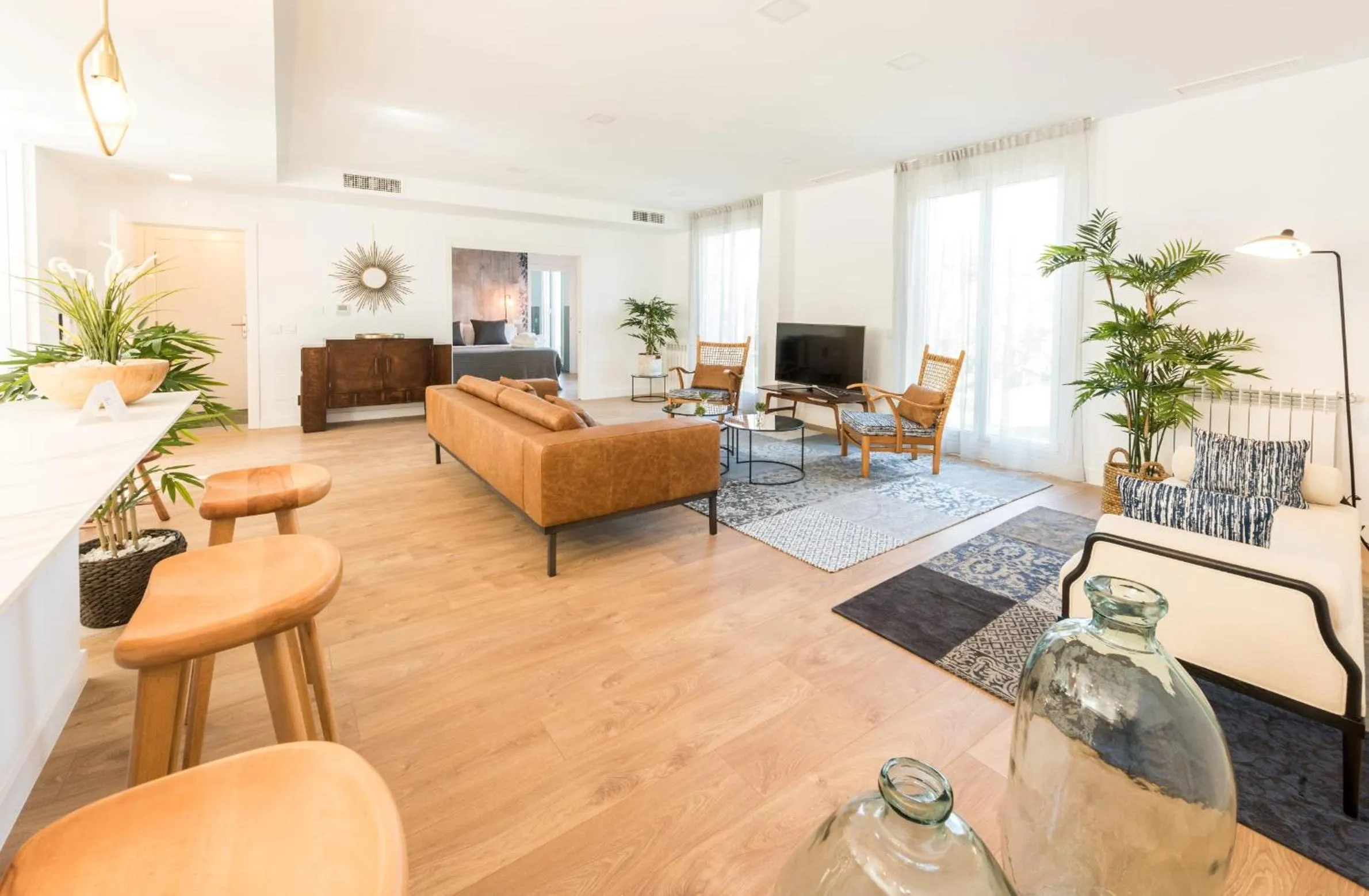 Living room in Plaza de España Skyline