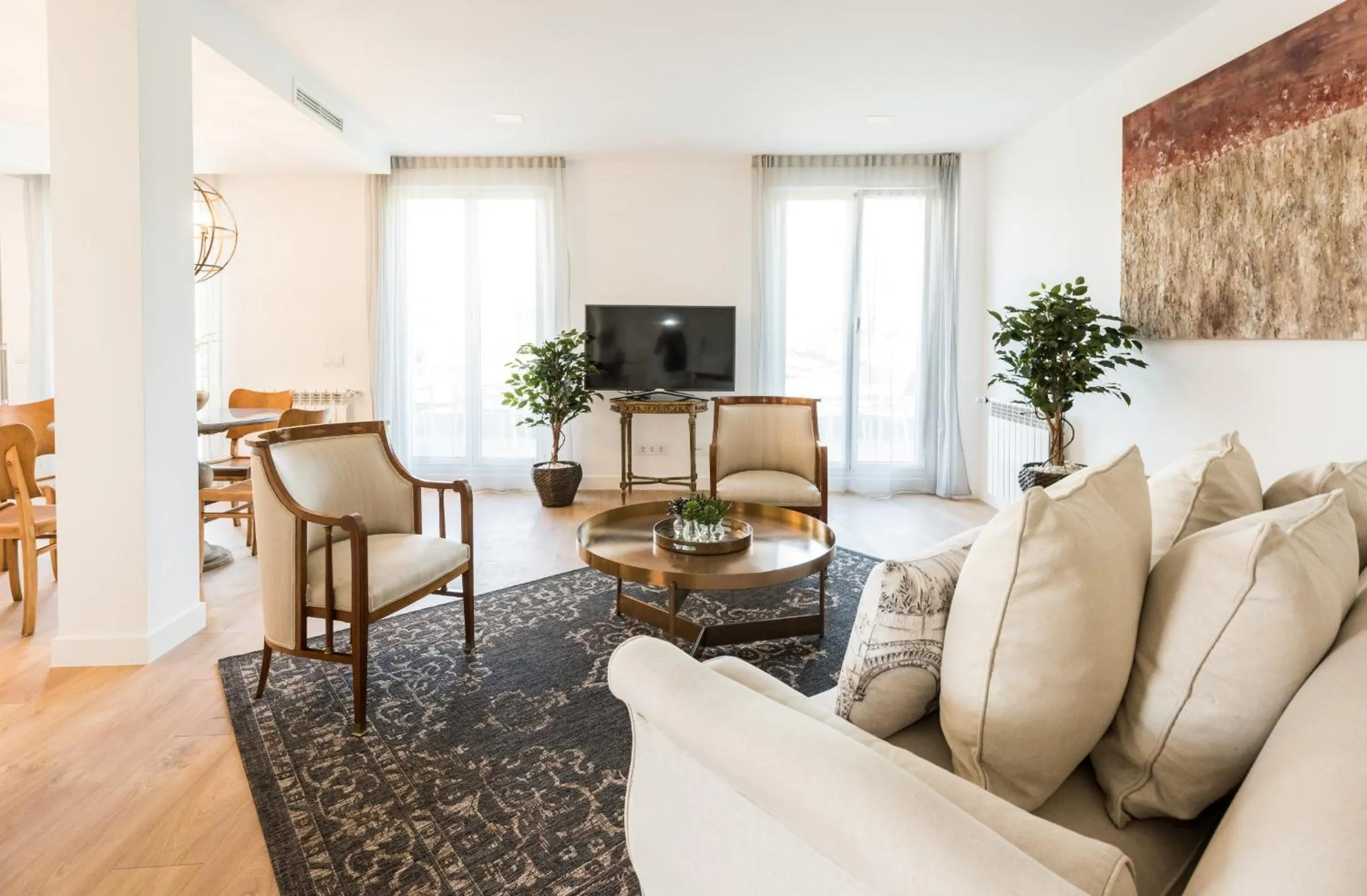 Living room in Plaza de España Skyline