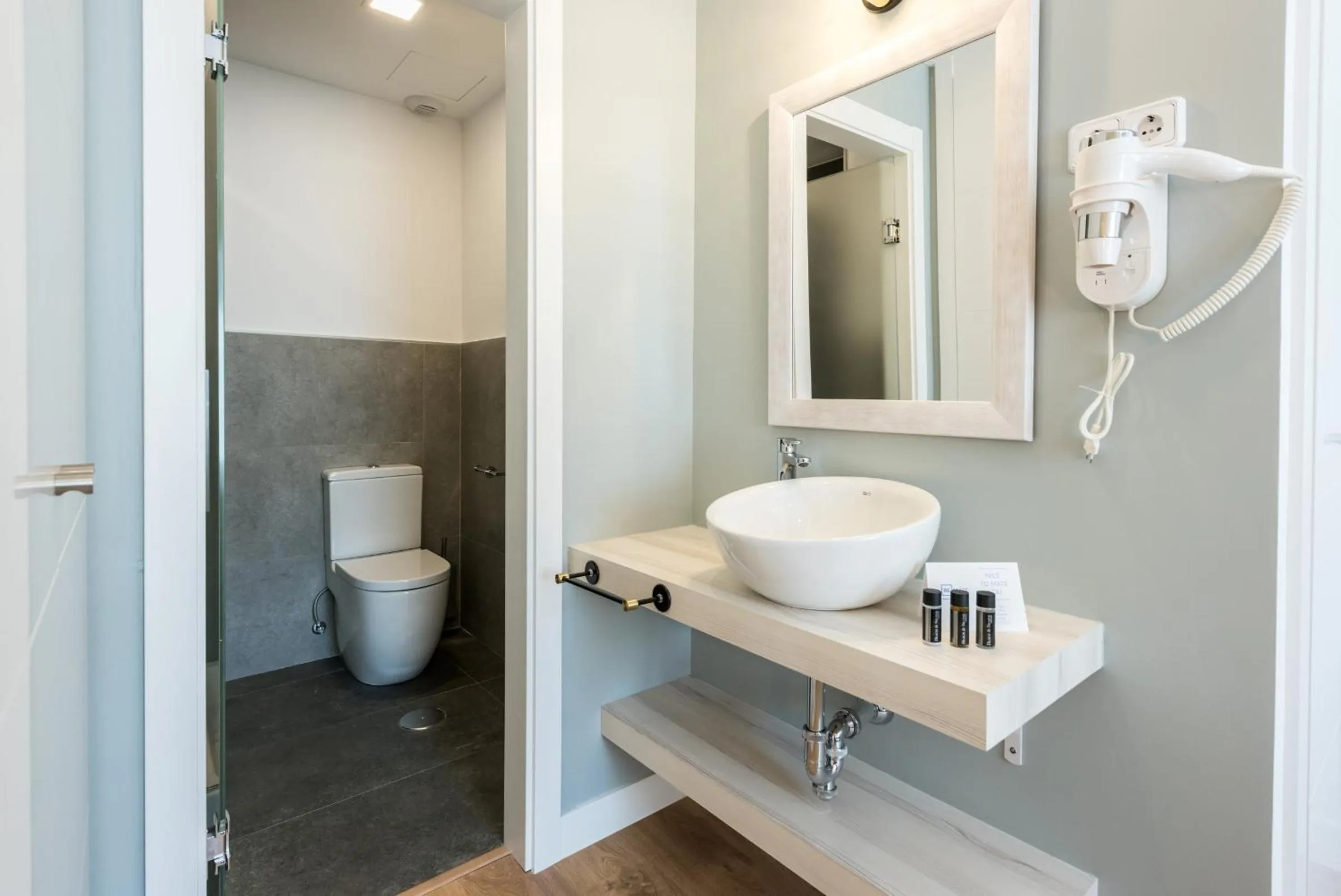 Toilet in Plaza de España Skyline