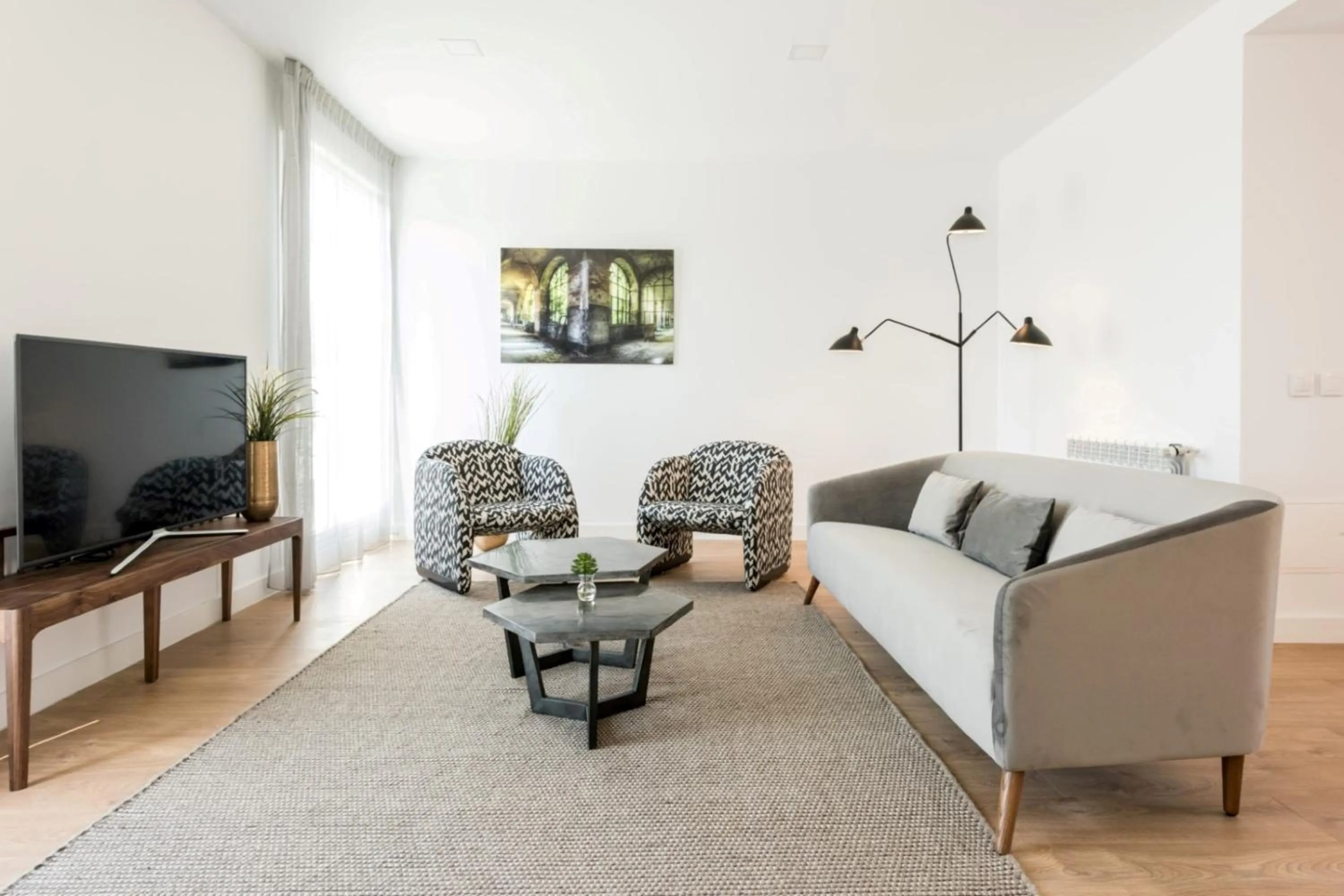 Living room in Plaza de España Skyline