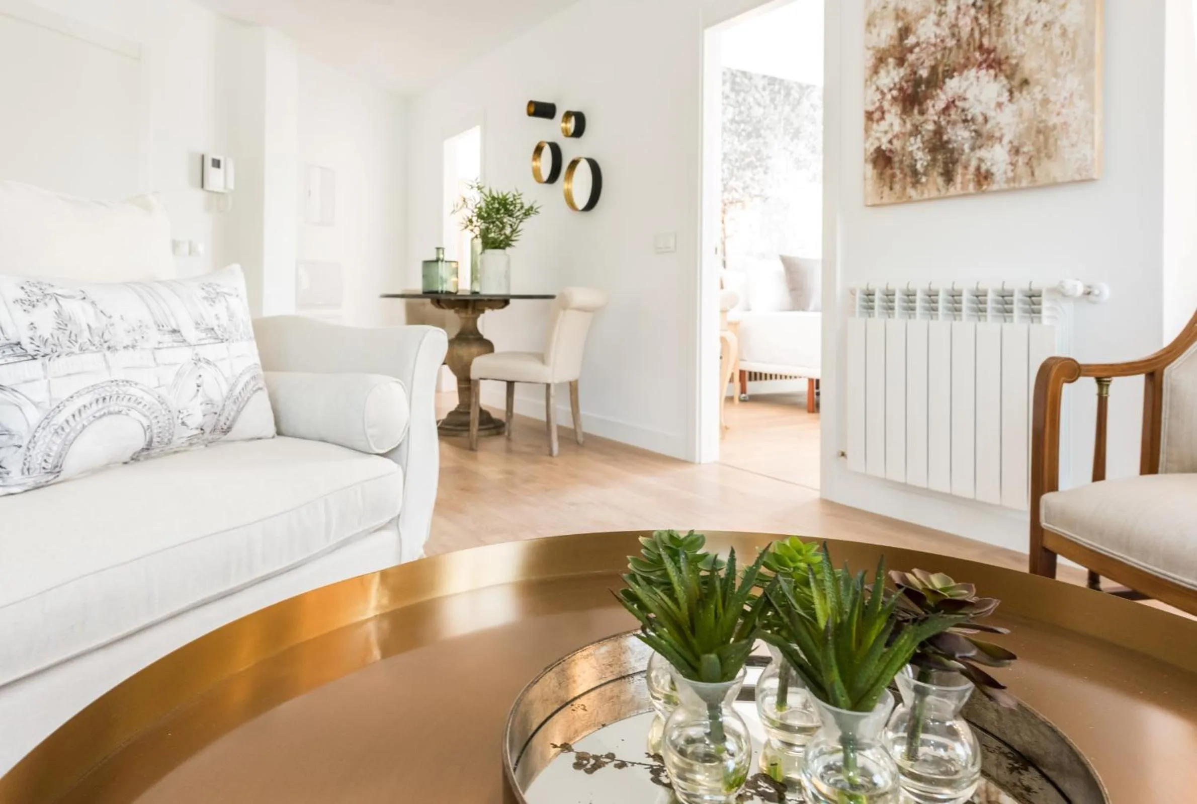 Living room in Plaza de España Skyline