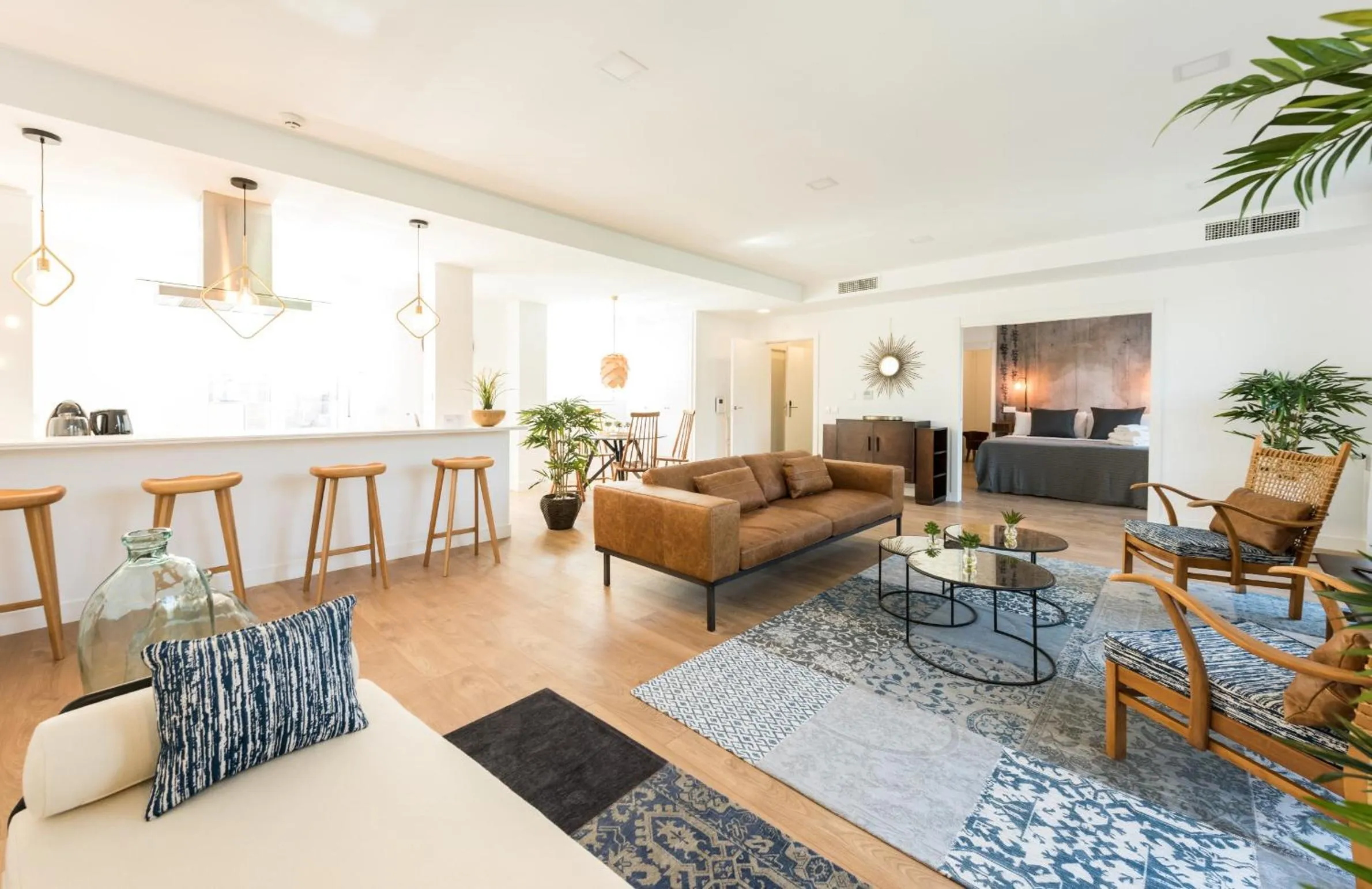 Living room in Plaza de España Skyline