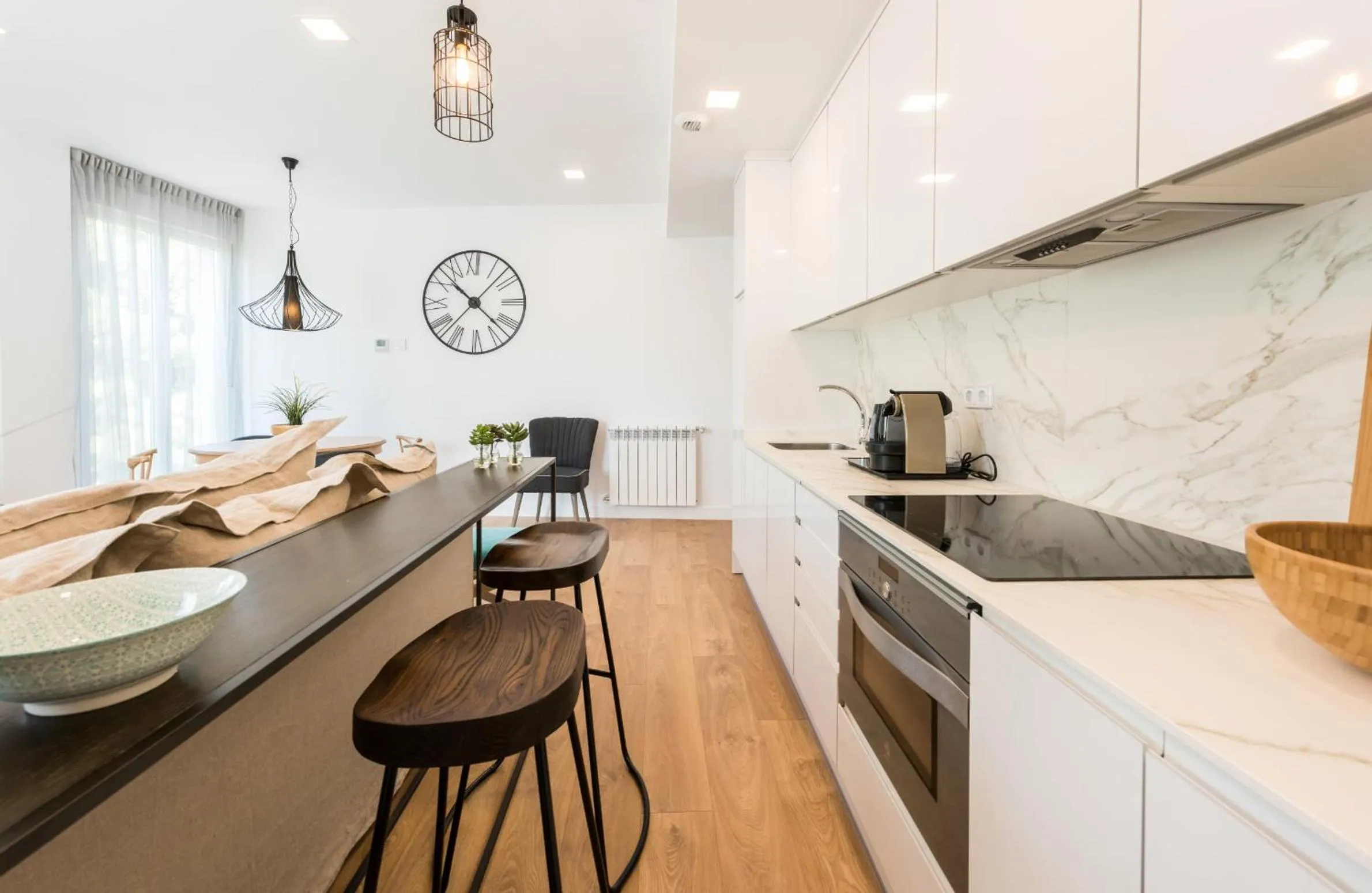 Kitchen or kitchenette in Plaza de España Skyline