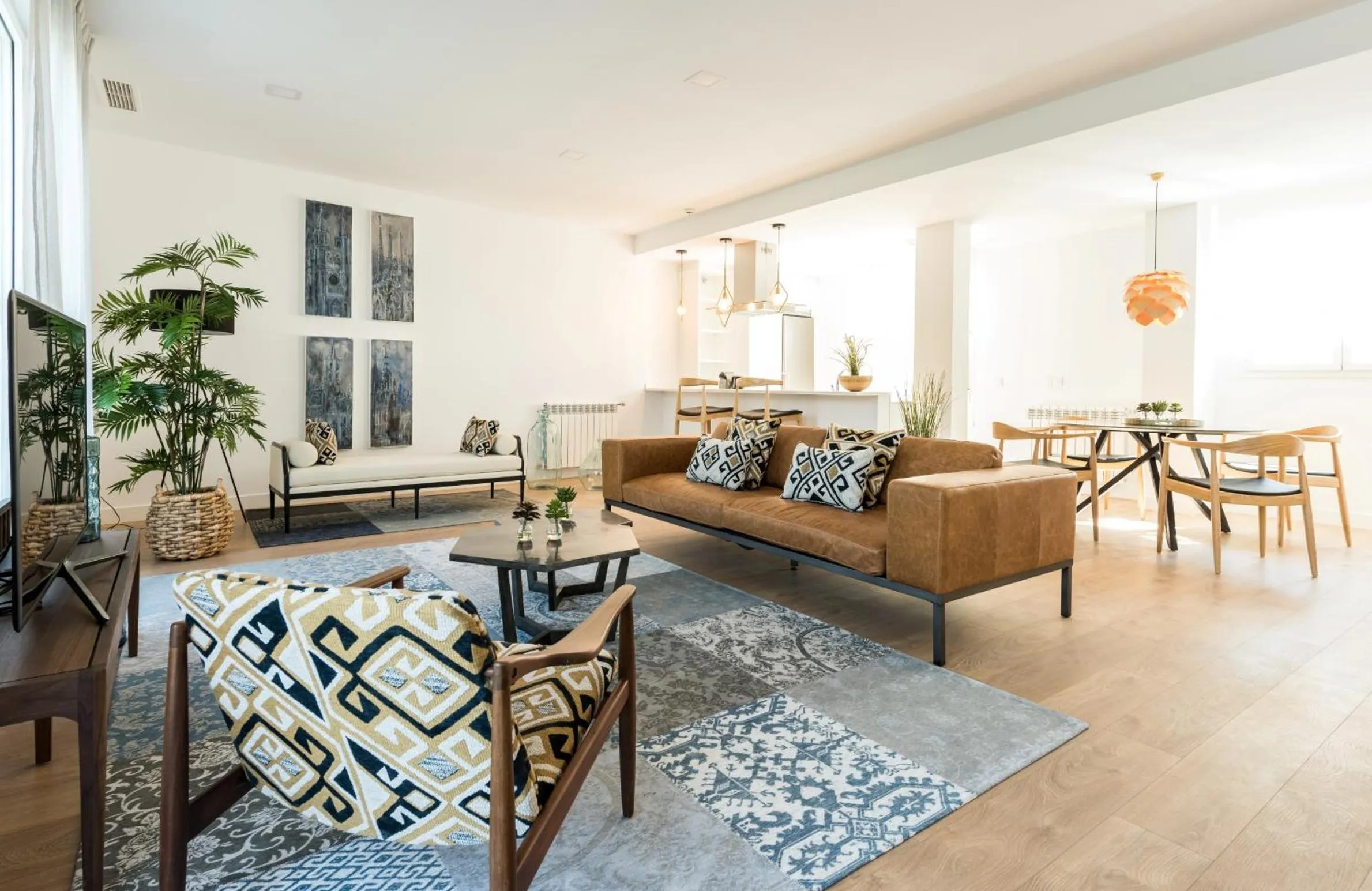 Living room in Plaza de España Skyline