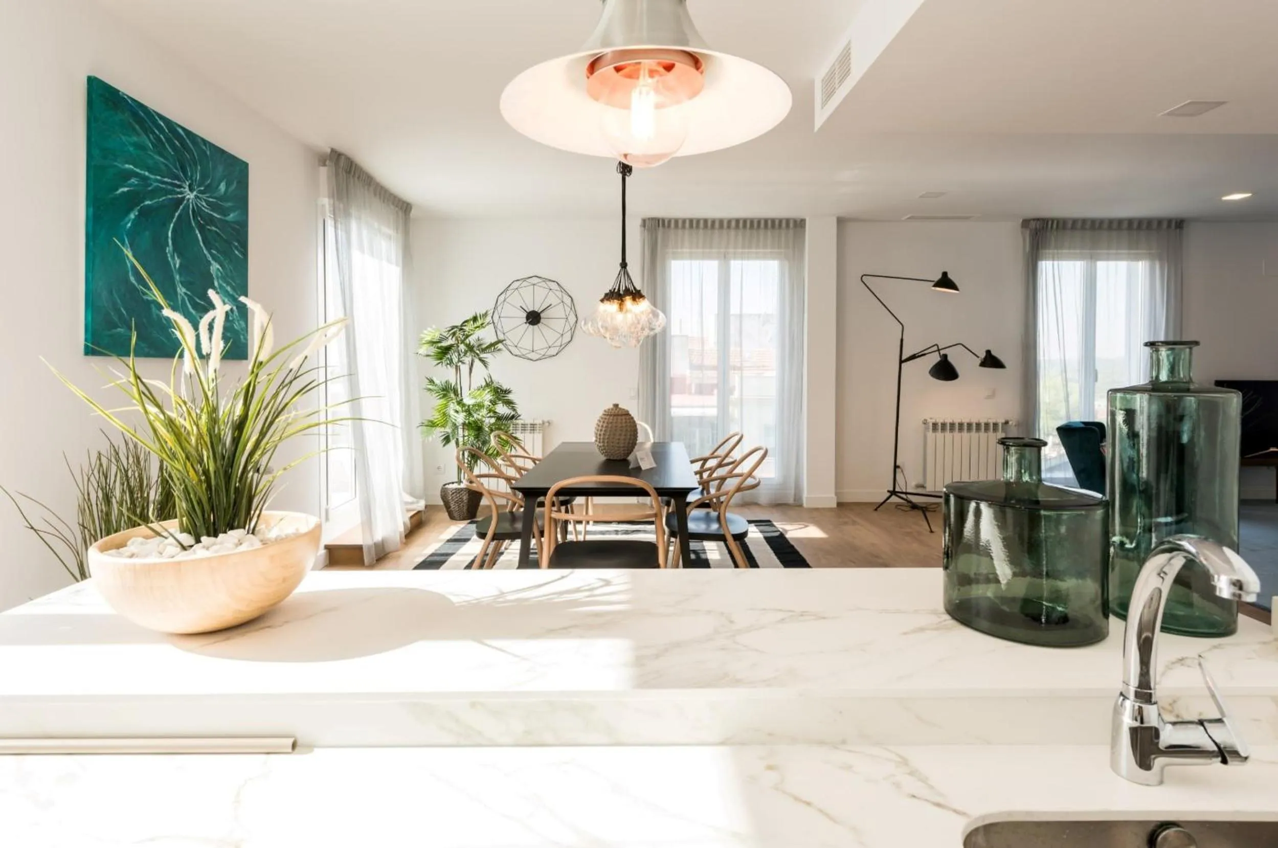 Living room in Plaza de España Skyline