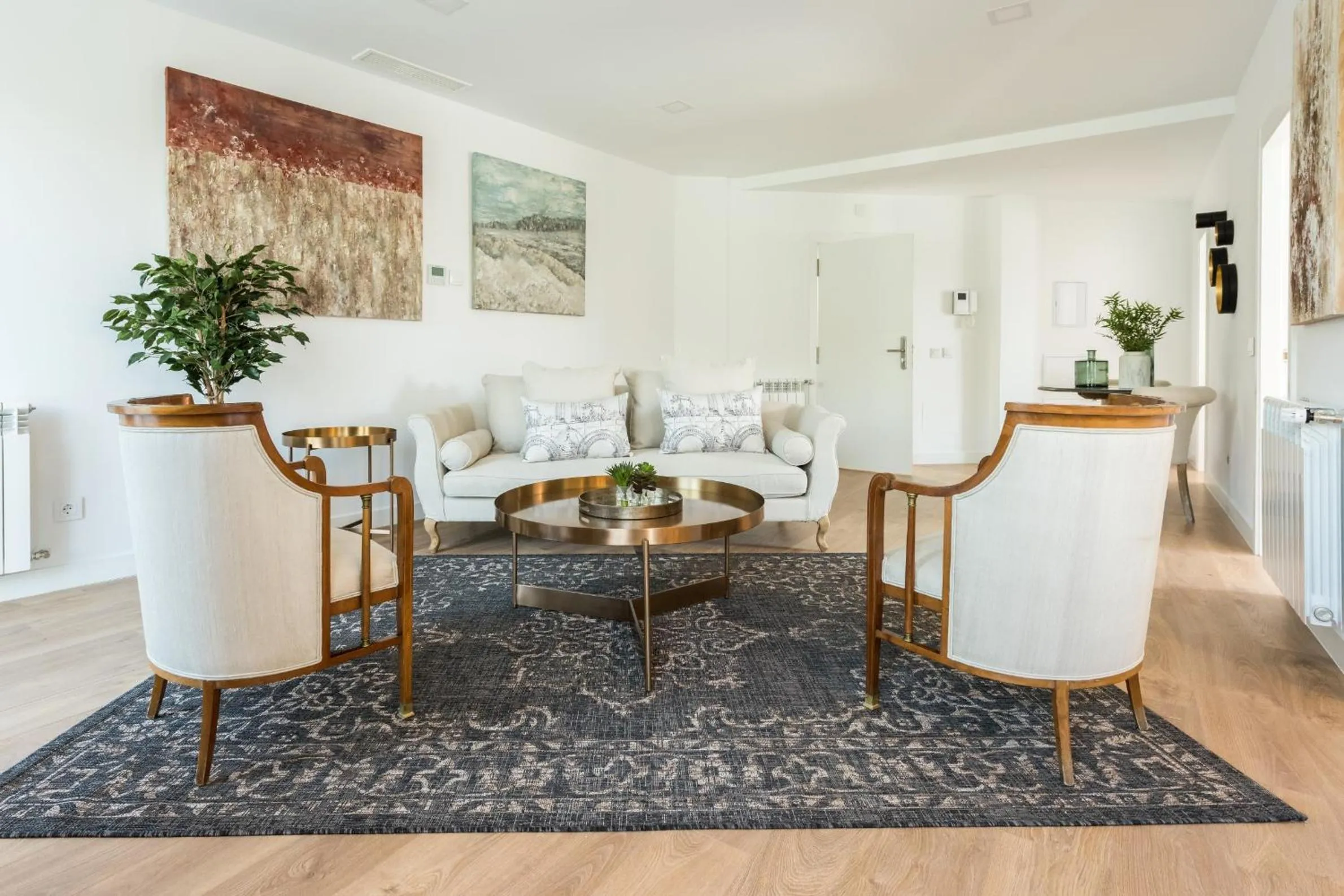 Living room in Plaza de España Skyline