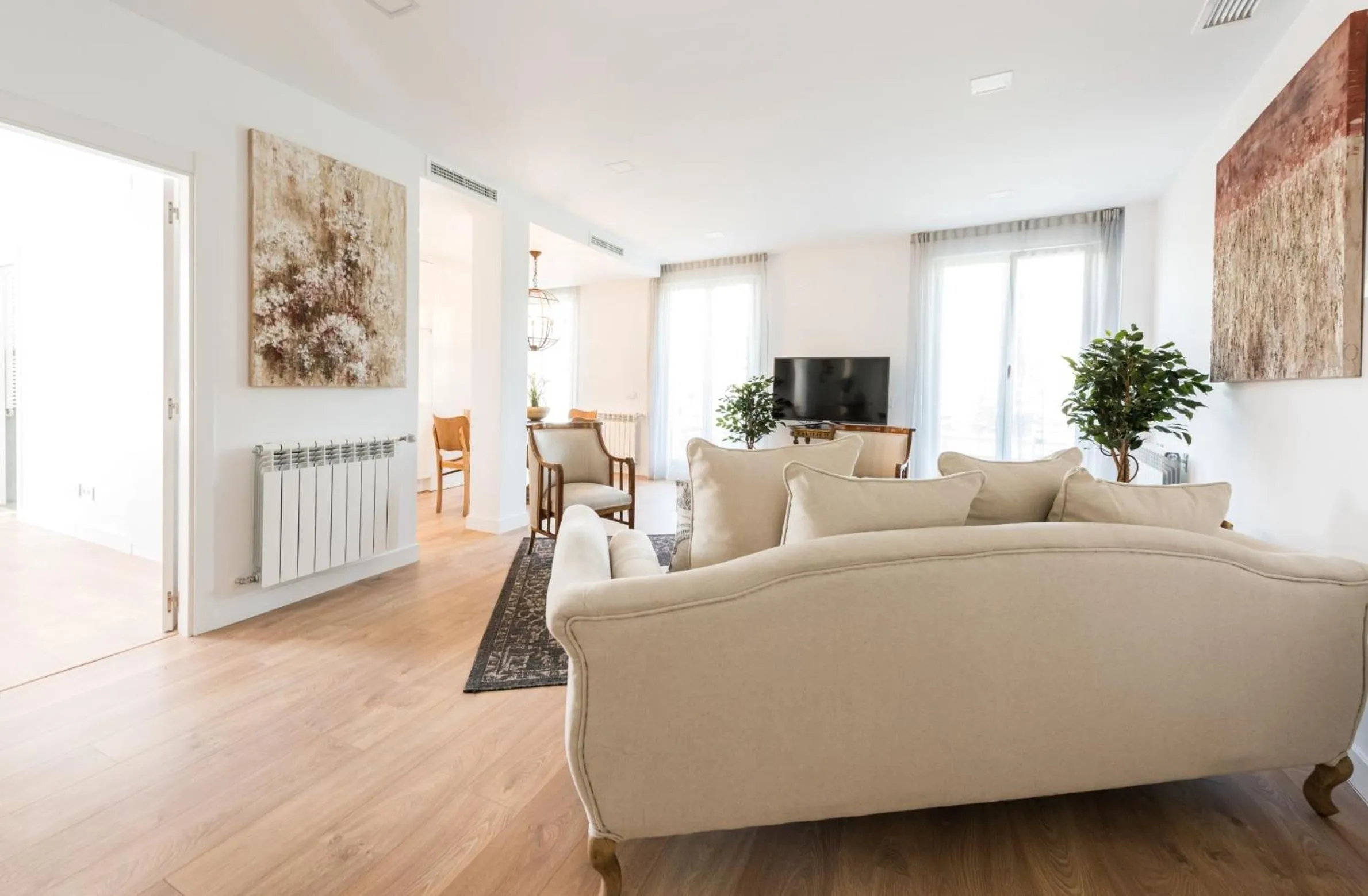 Living room in Plaza de España Skyline
