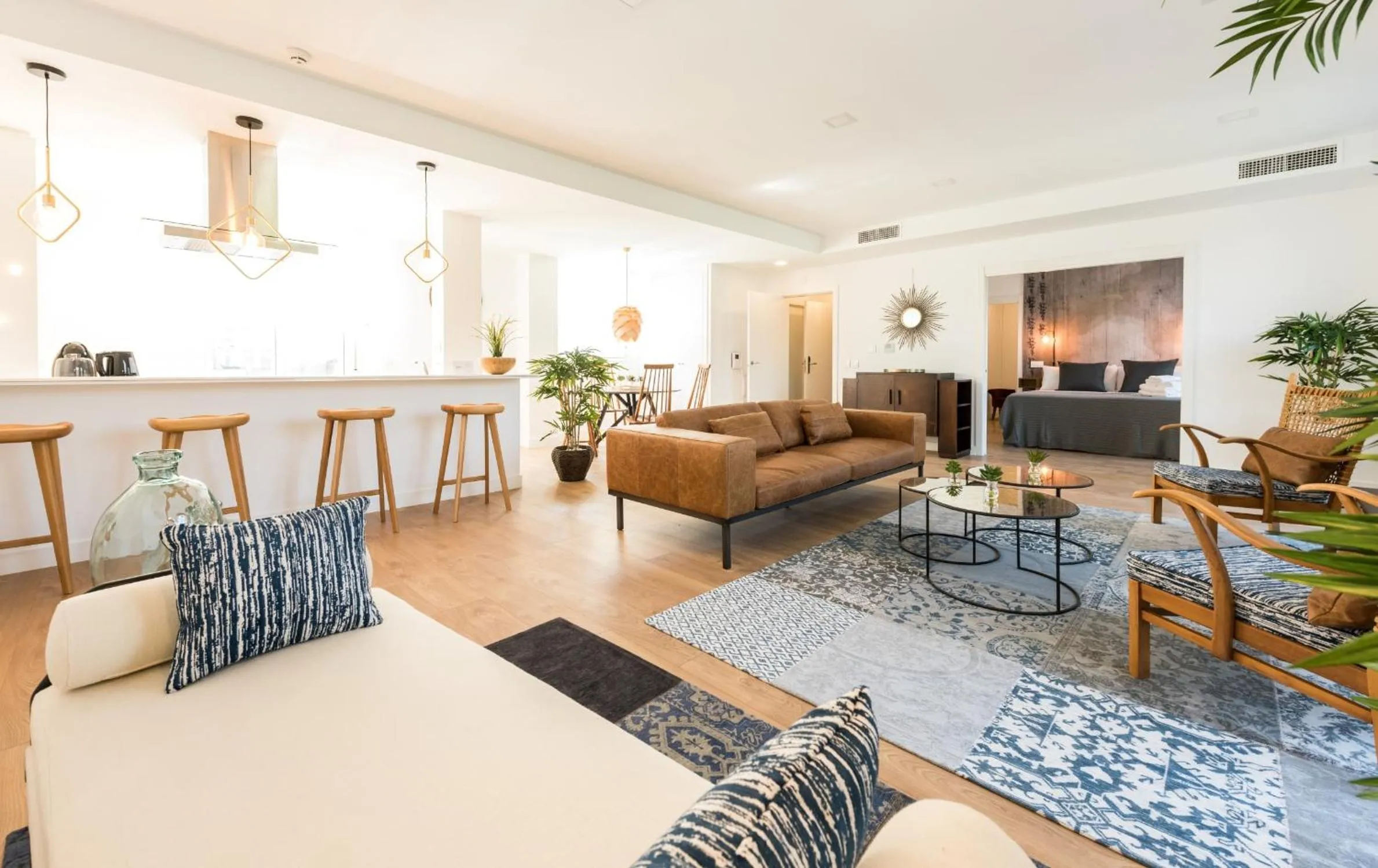 Living room in Plaza de España Skyline