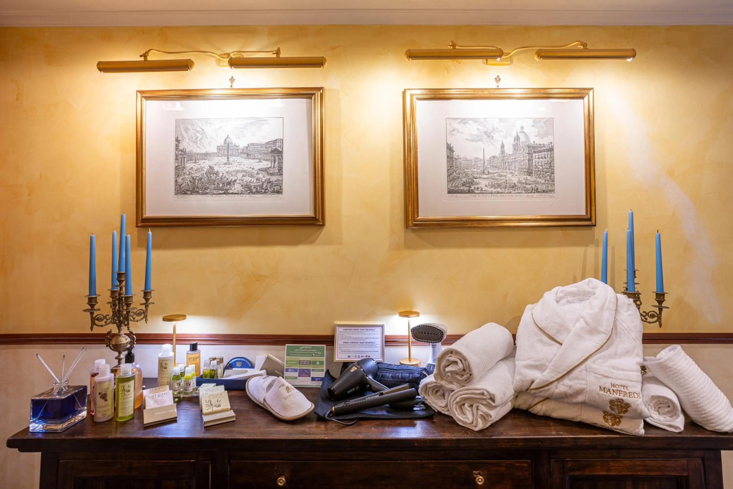 Bathroom in Hotel Manfredi Suite In Rome