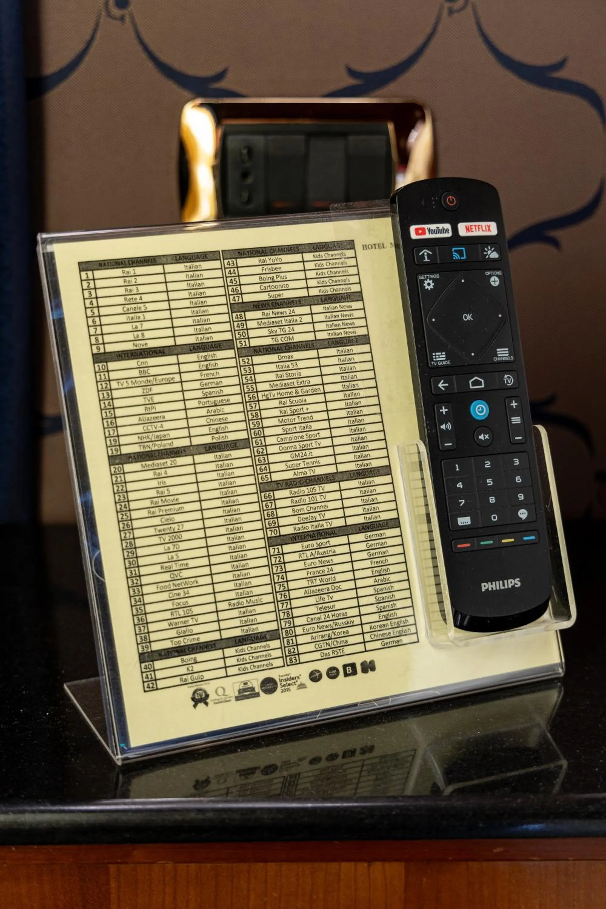 room service in Hotel Manfredi Suite In Rome