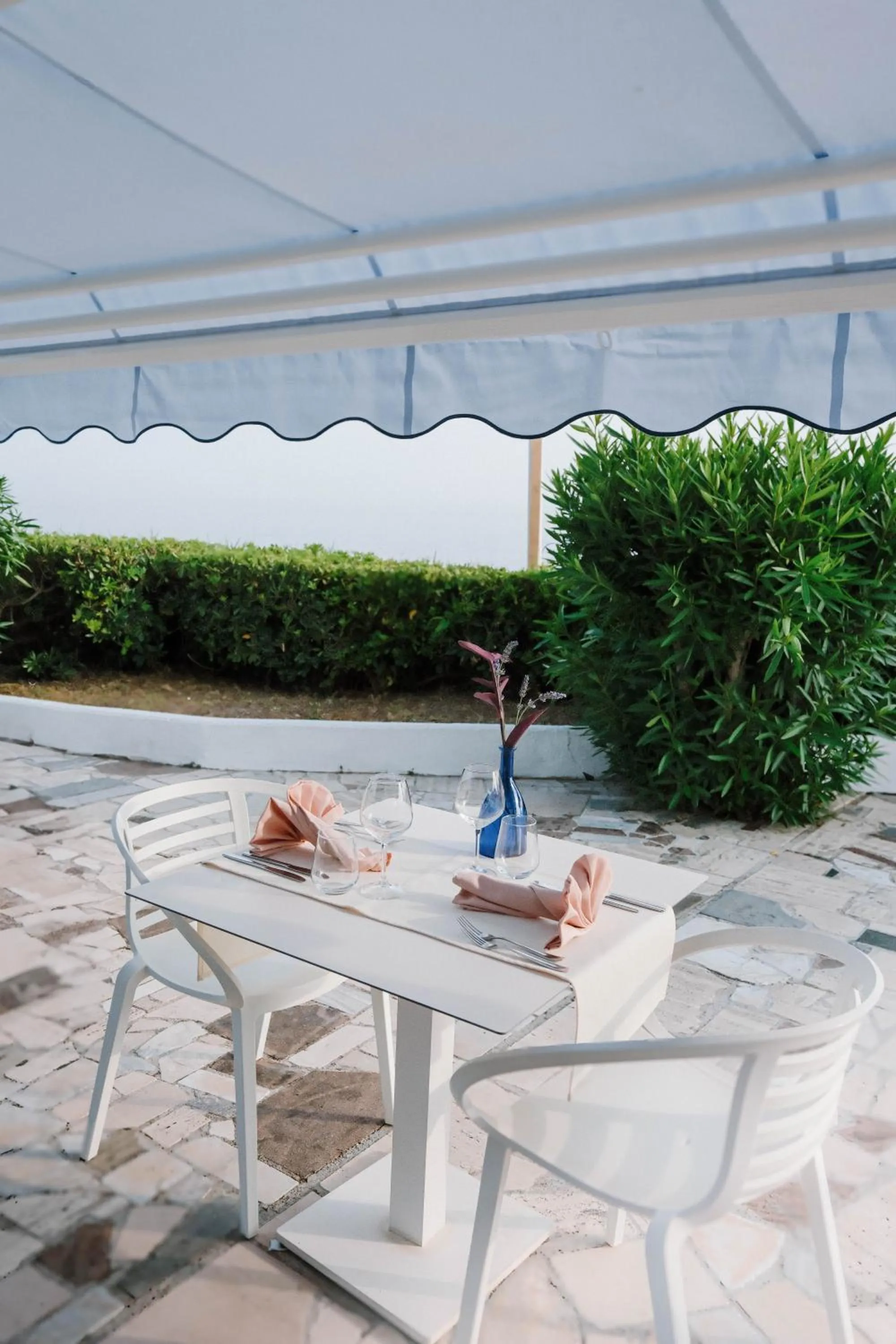 Patio in Hotel Mediterraneo Sapri