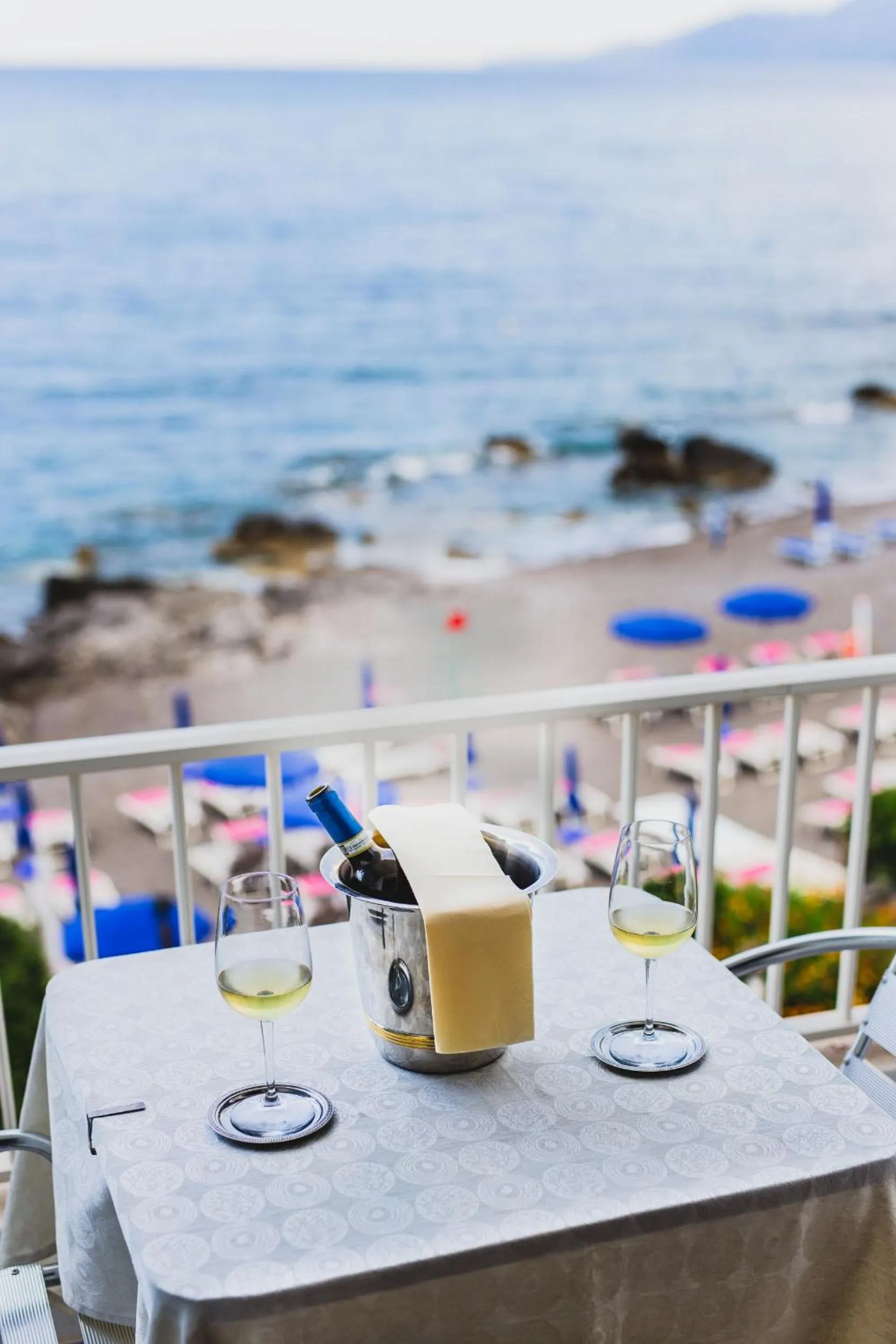 Balcony/Terrace in Hotel Mediterraneo Sapri