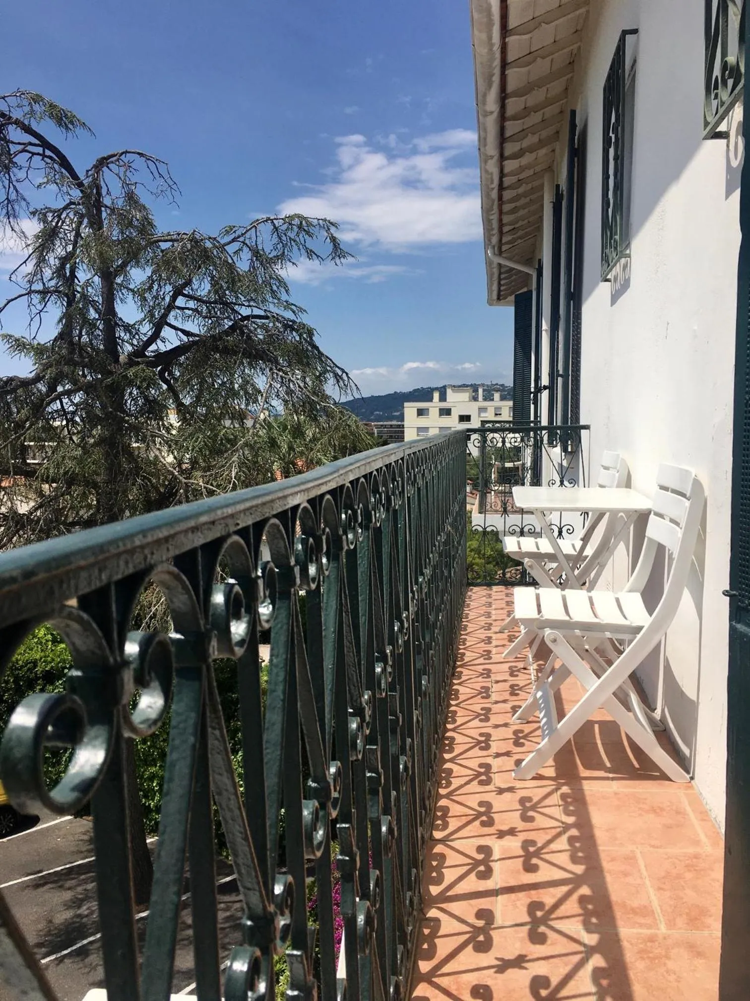 Balcony/Terrace in Hotel des Mimosas