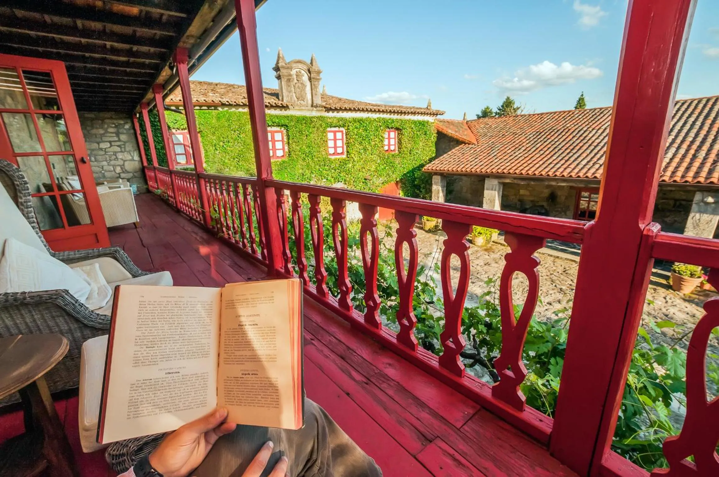 Balcony/Terrace in Casa Grande de Rosende