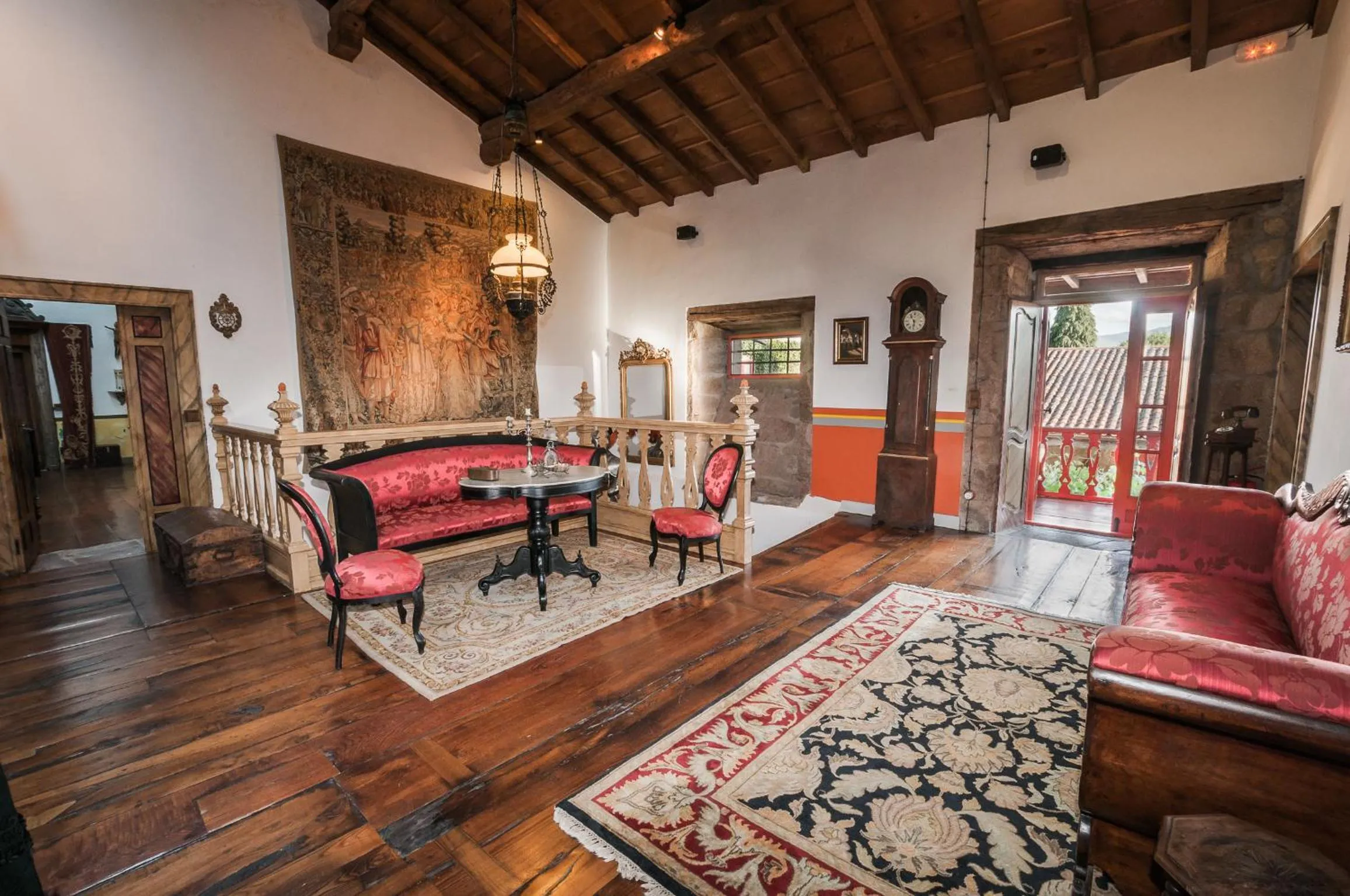 Lobby or reception in Casa Grande de Rosende