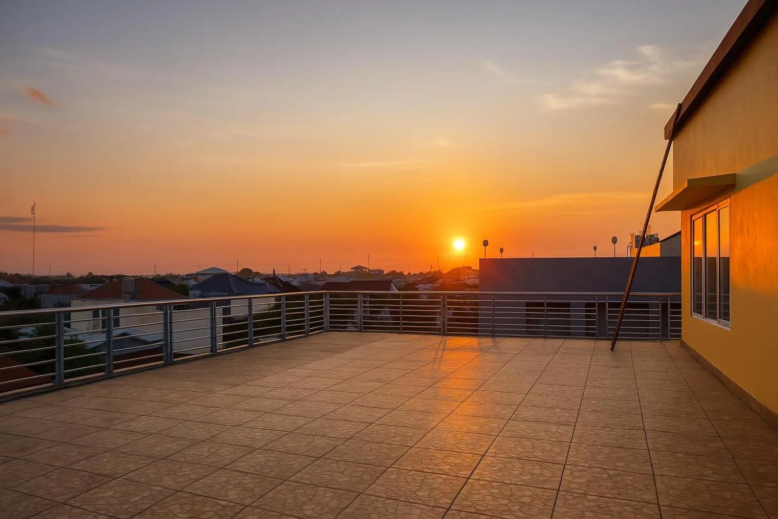 View (from property/room) in Puri Saron Denpasar Hotel