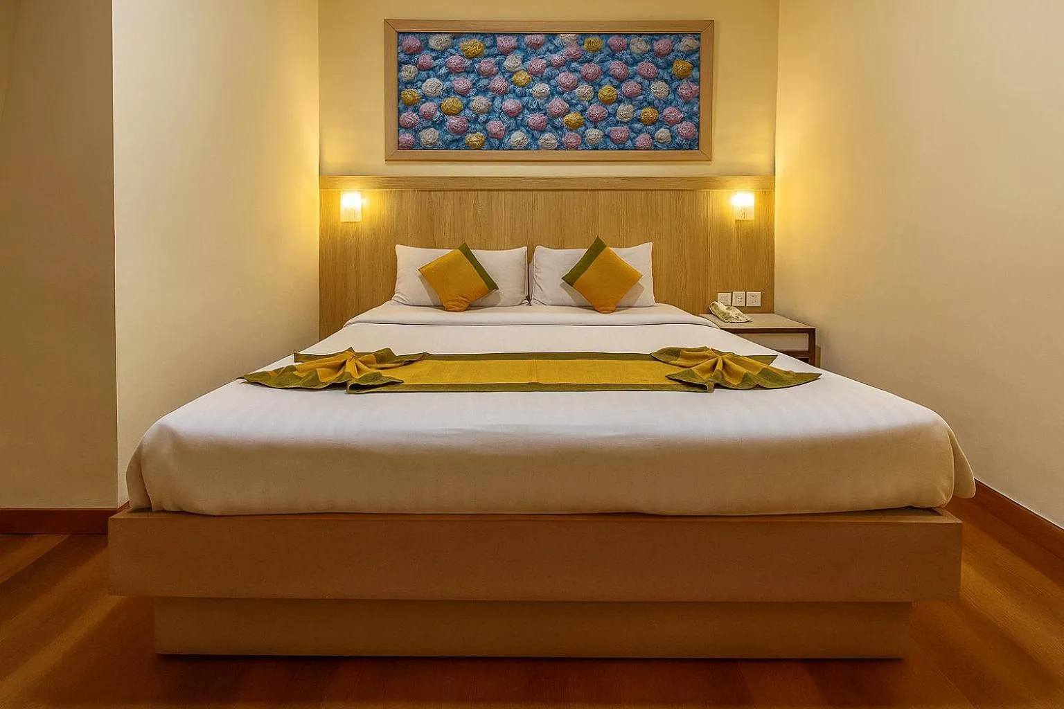 Bedroom, Bed in Puri Saron Denpasar Hotel