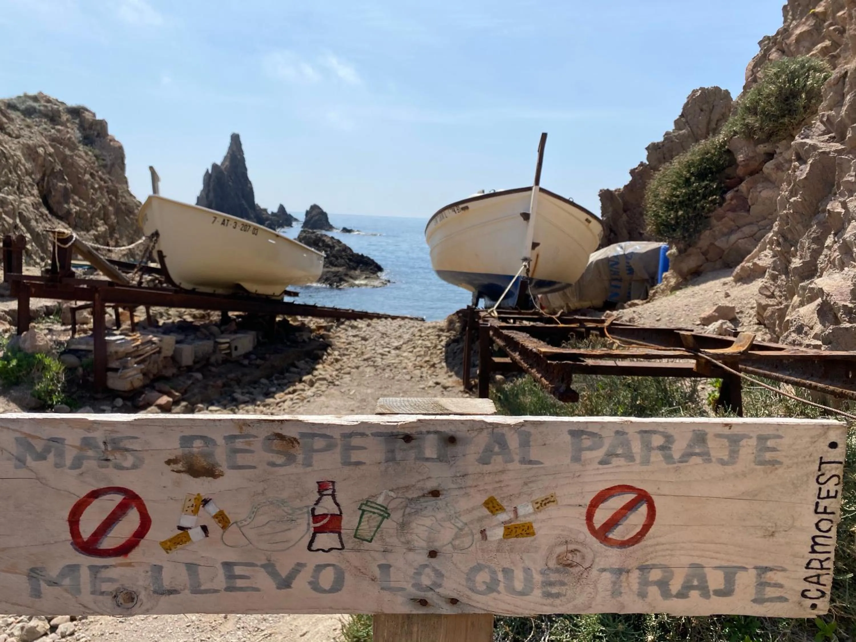Natural landscape in Hotel Blanca Brisa Cabo de Gata