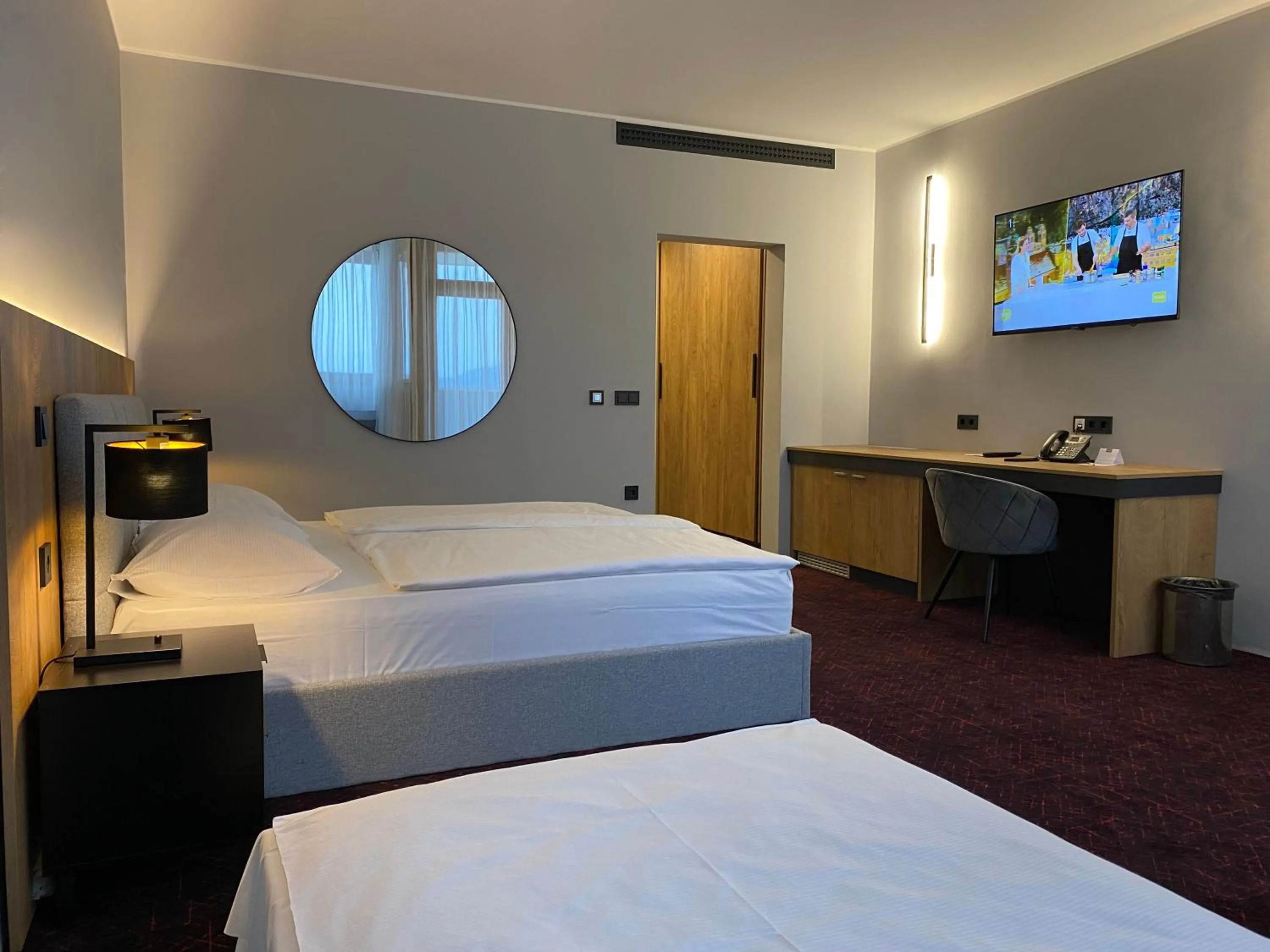 Bed in HABAKUK Wellness & Event Hotel