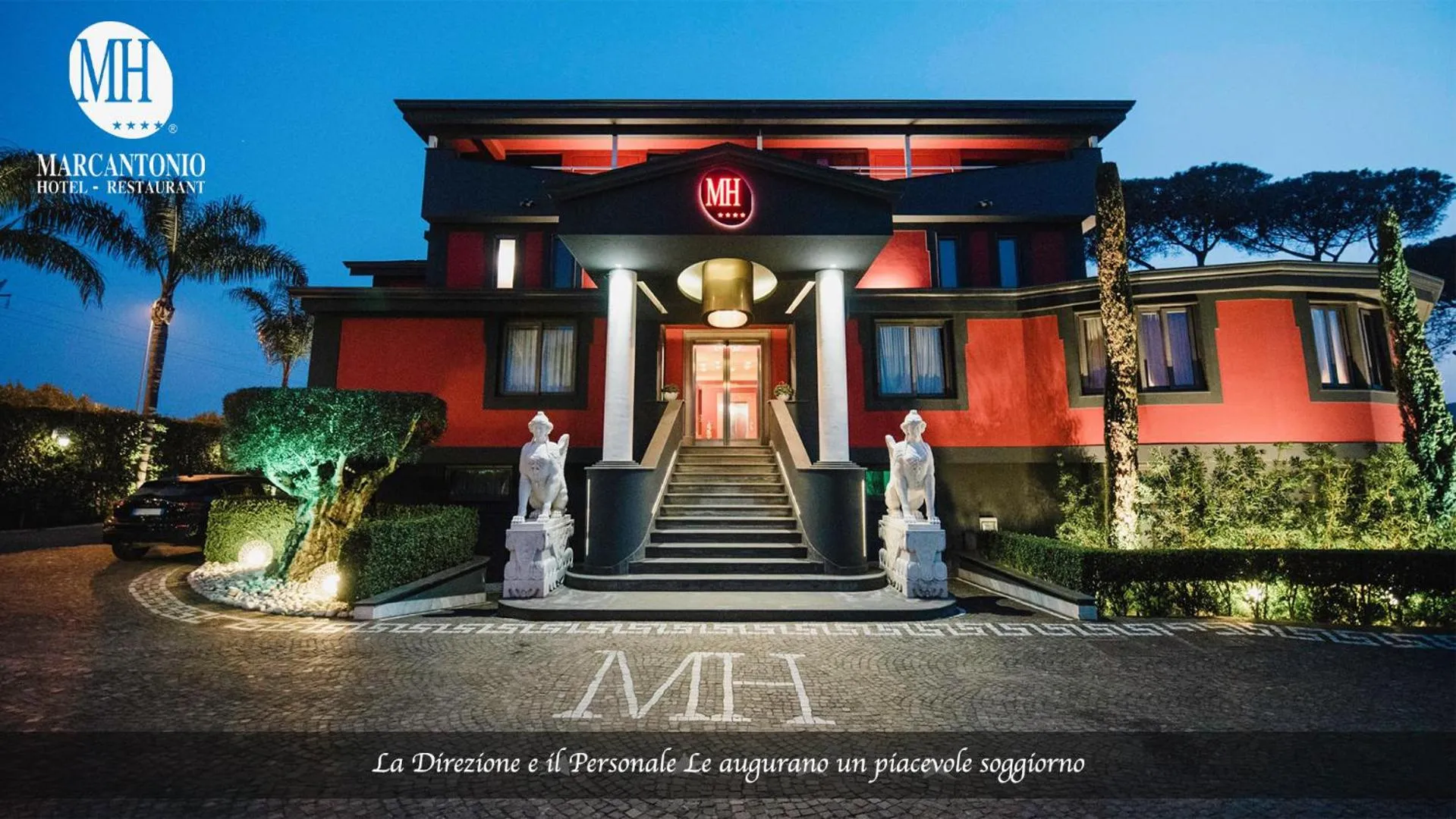 Facade/entrance in Marcantonio Hotel