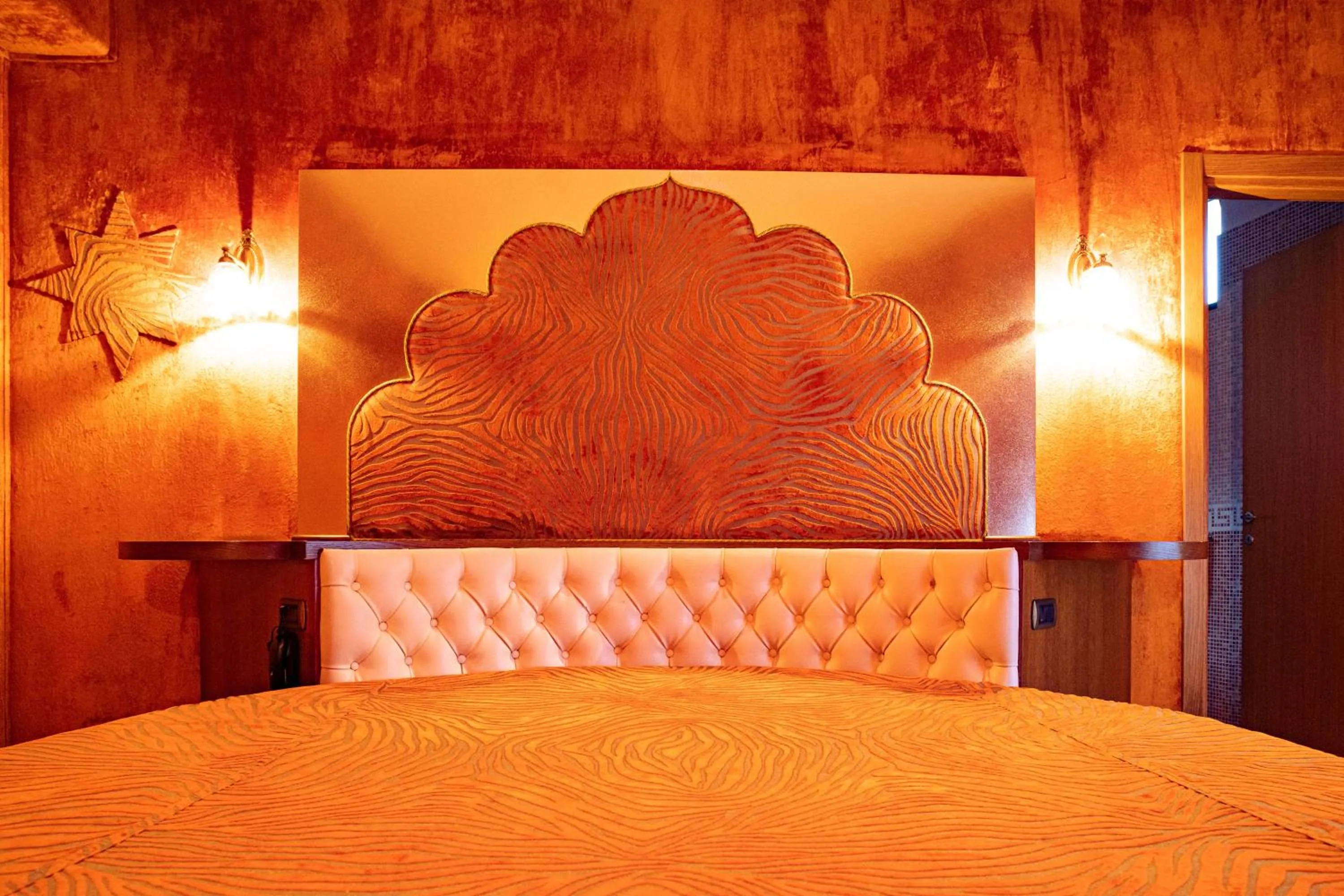 Bed in Marcantonio Hotel