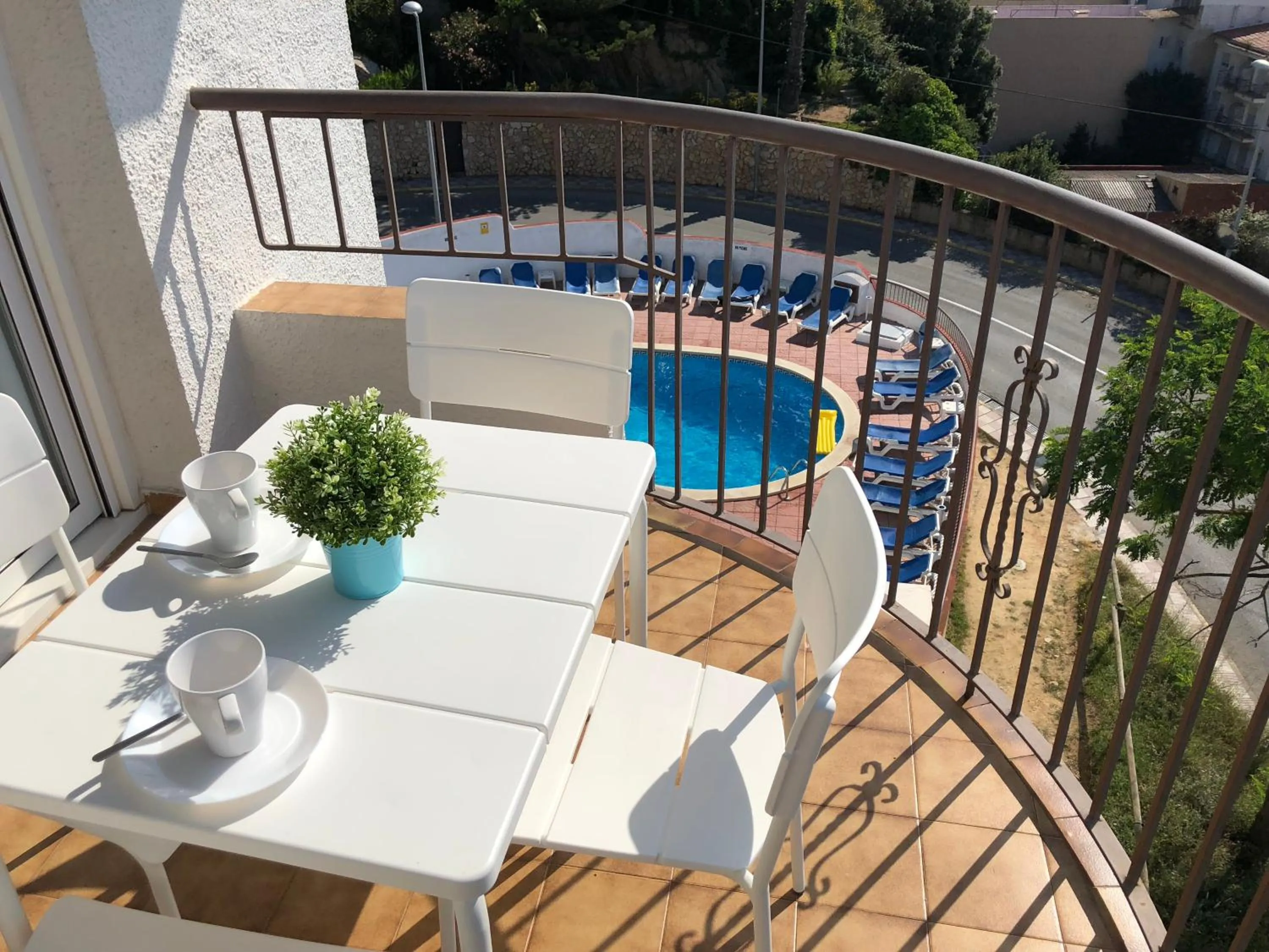 Balcony/Terrace in Apartamentos AR Muntanya Mar