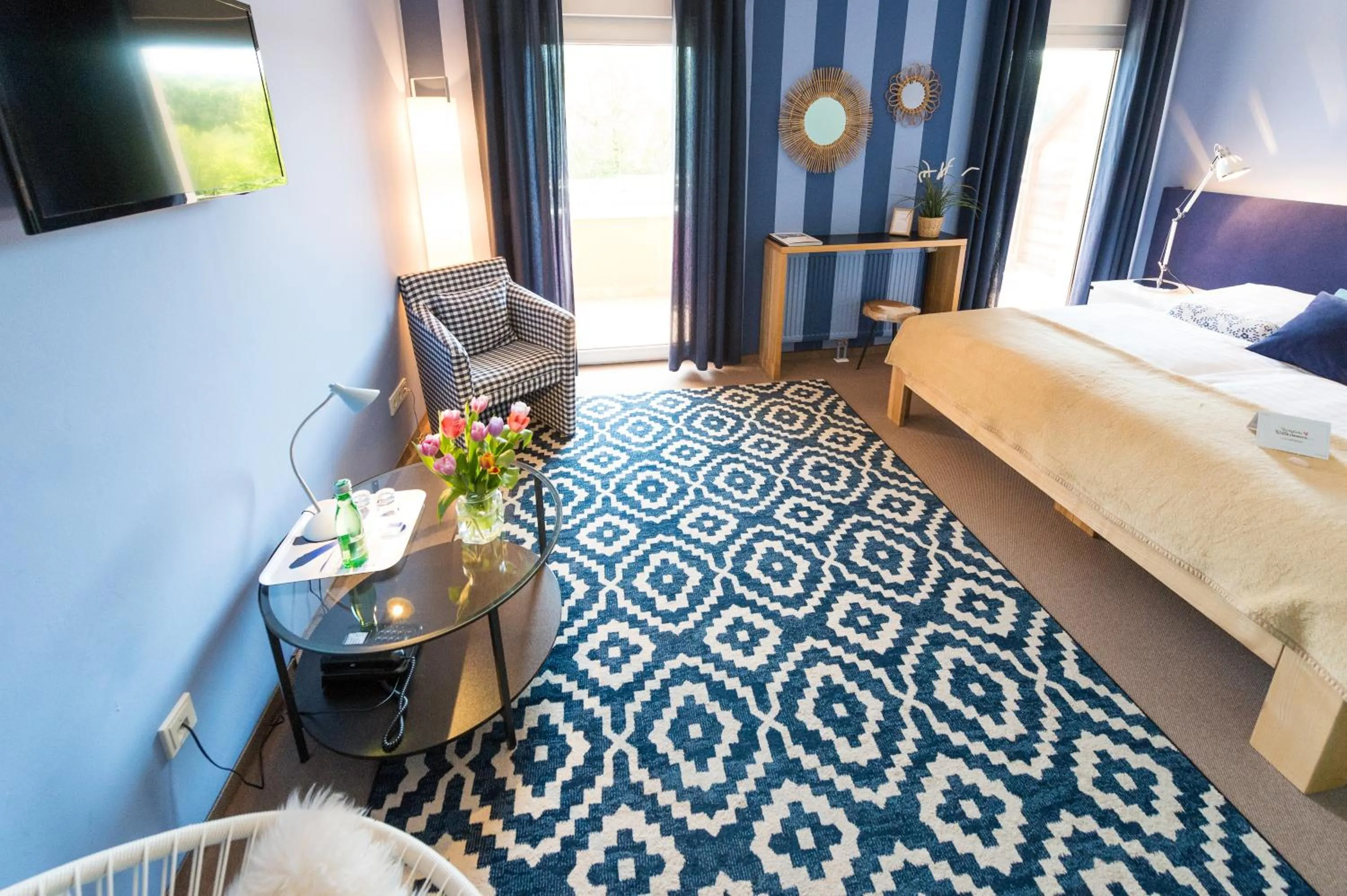 Photo of the whole room, Bed in Das Eisenberg