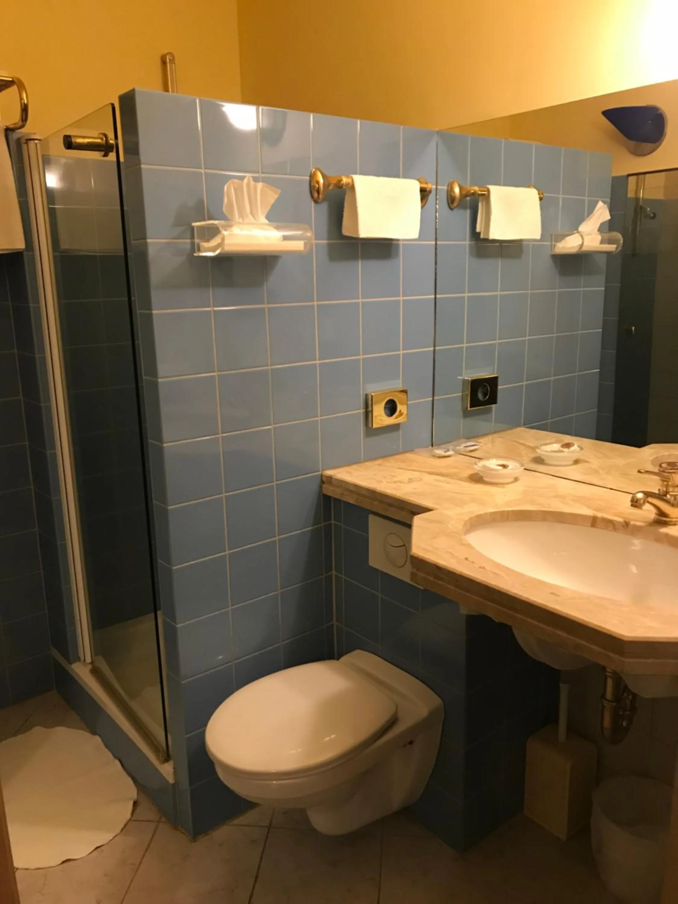 Shower in Hotel Podzamcze