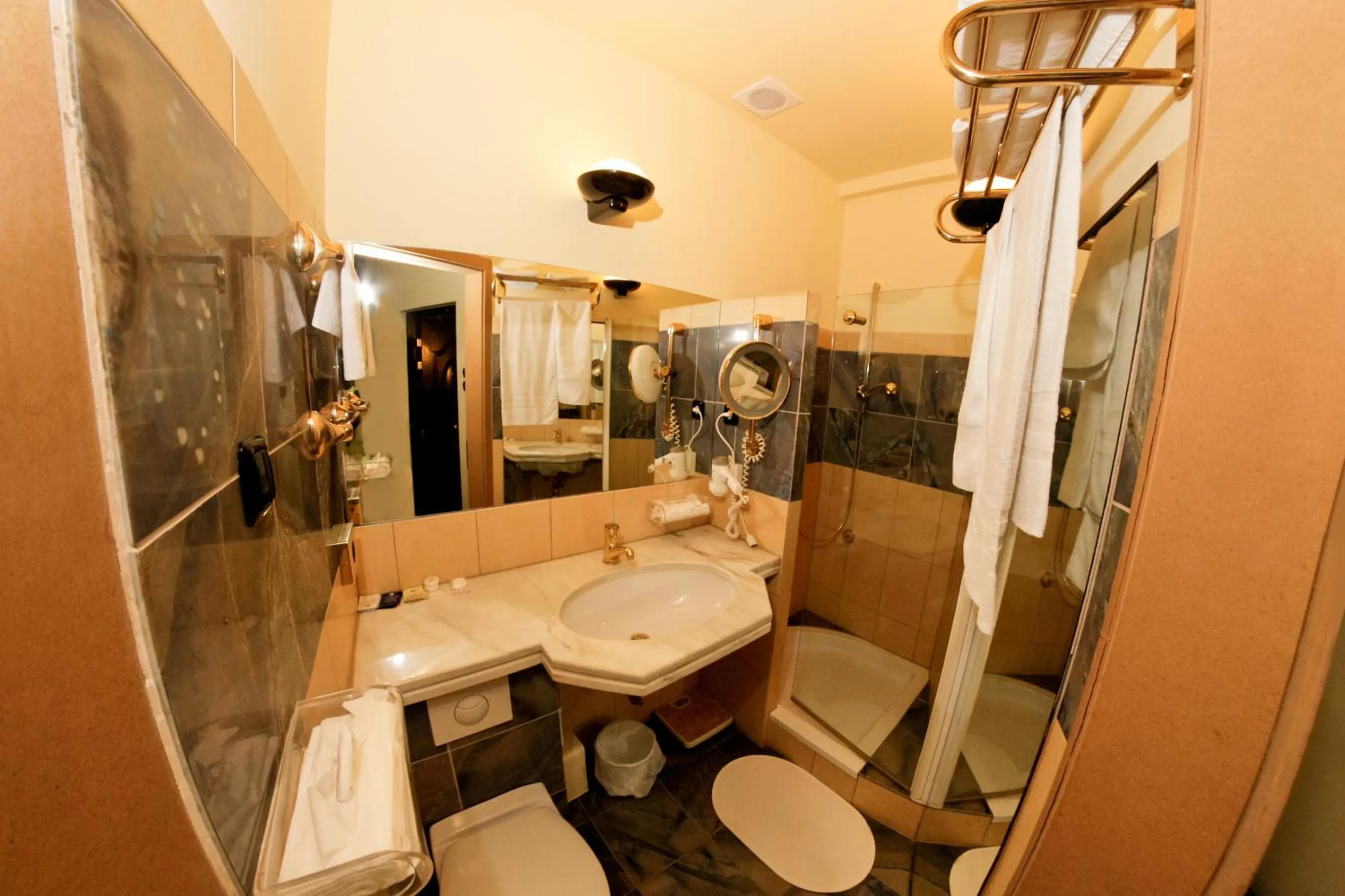 Toilet in Hotel Podzamcze