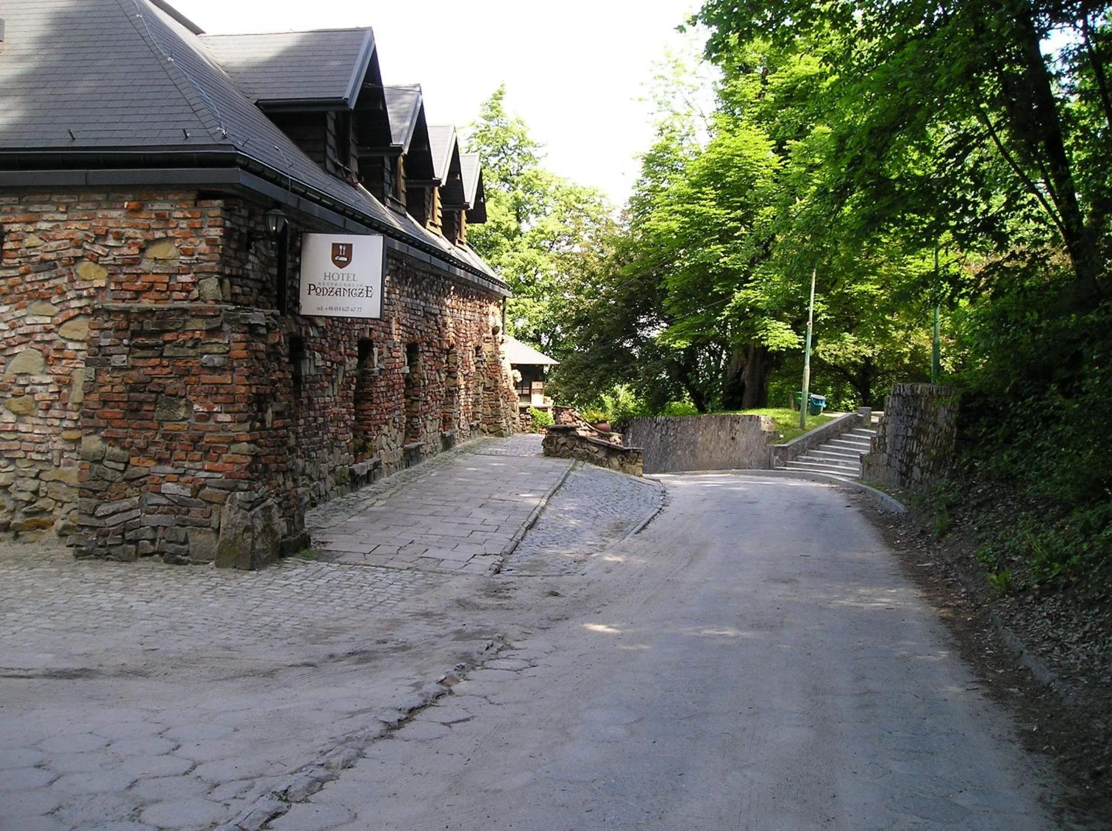Facade/entrance in Hotel Podzamcze