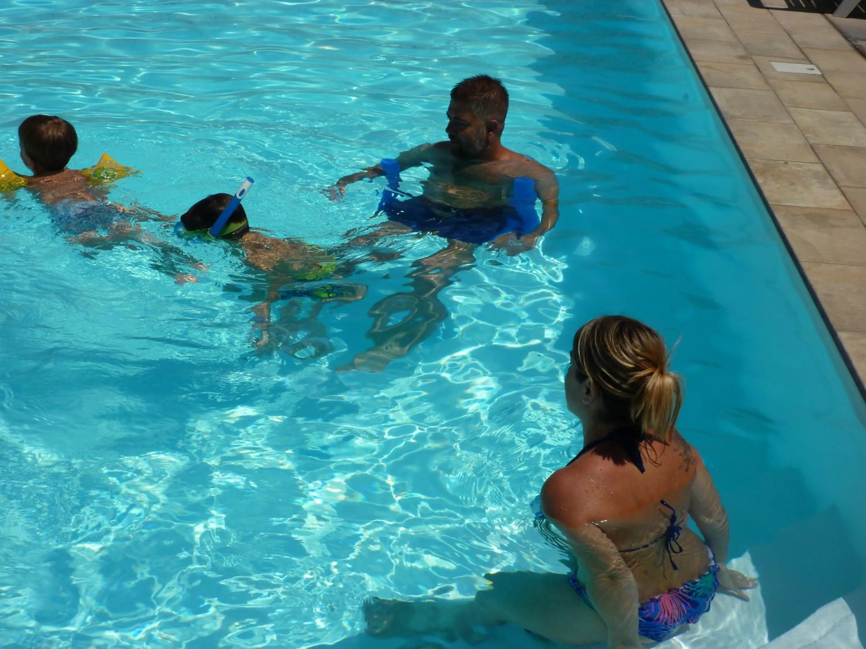 Swimming pool in Hotel Eolo