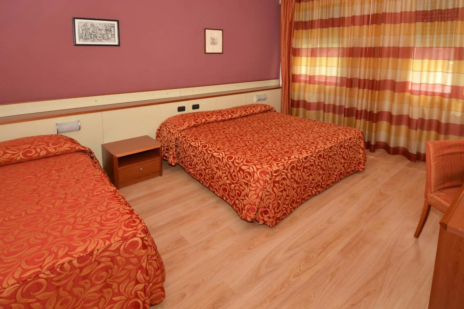 Bedroom, Bed in Hotel Eolo