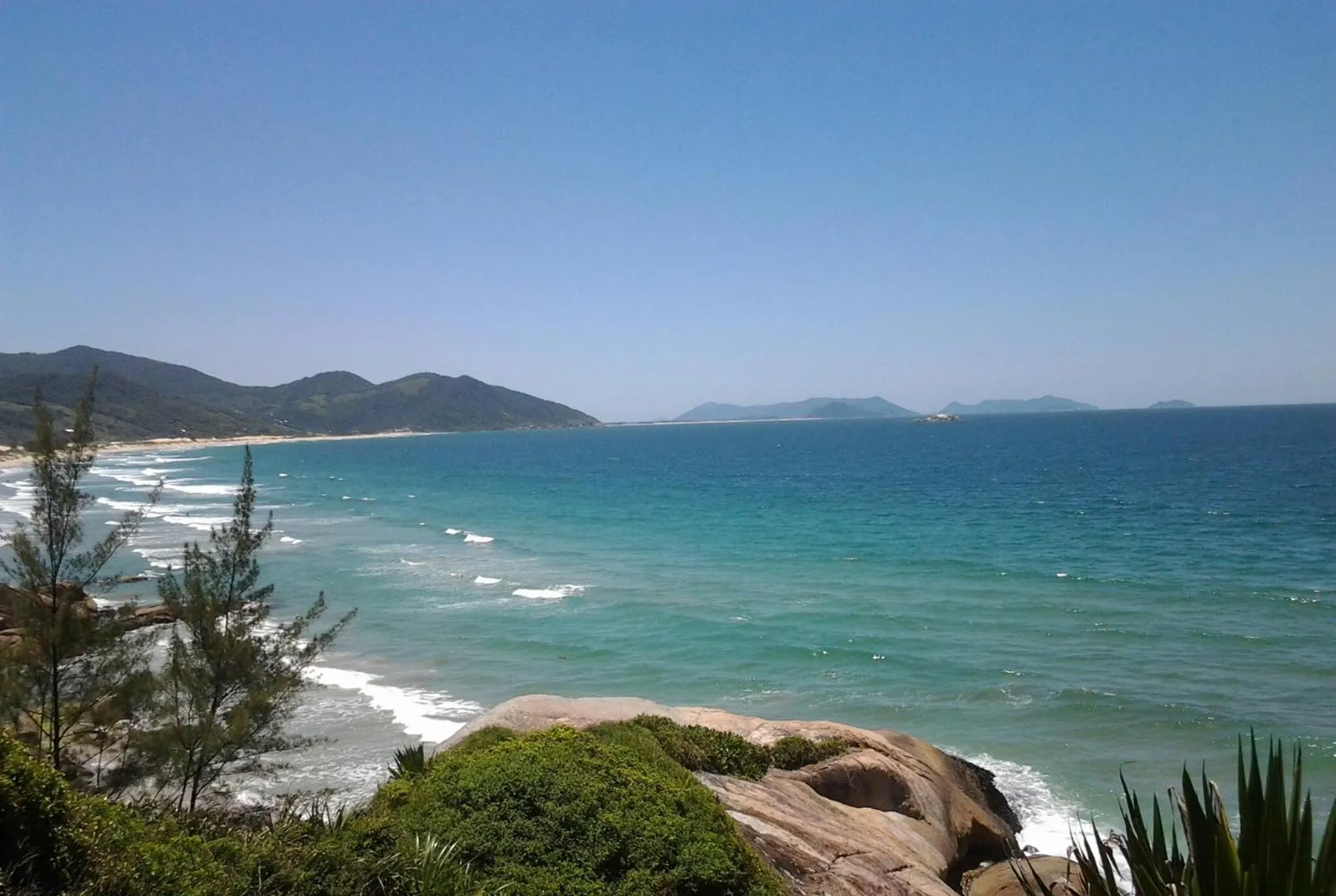 Sea view in Pousada Palhocinha Garopaba