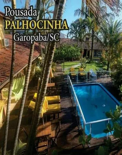 Pool view in Pousada Palhocinha Garopaba