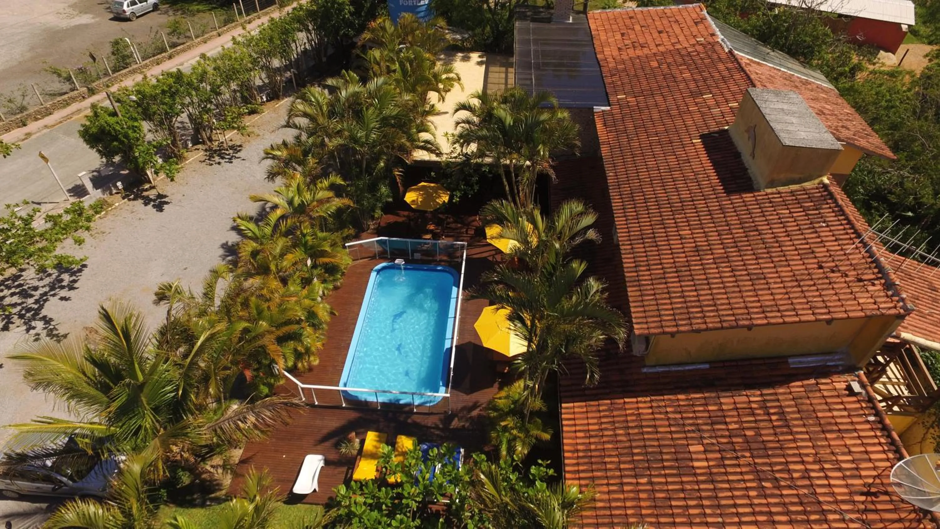 Bird's eye view in Pousada Palhocinha Garopaba