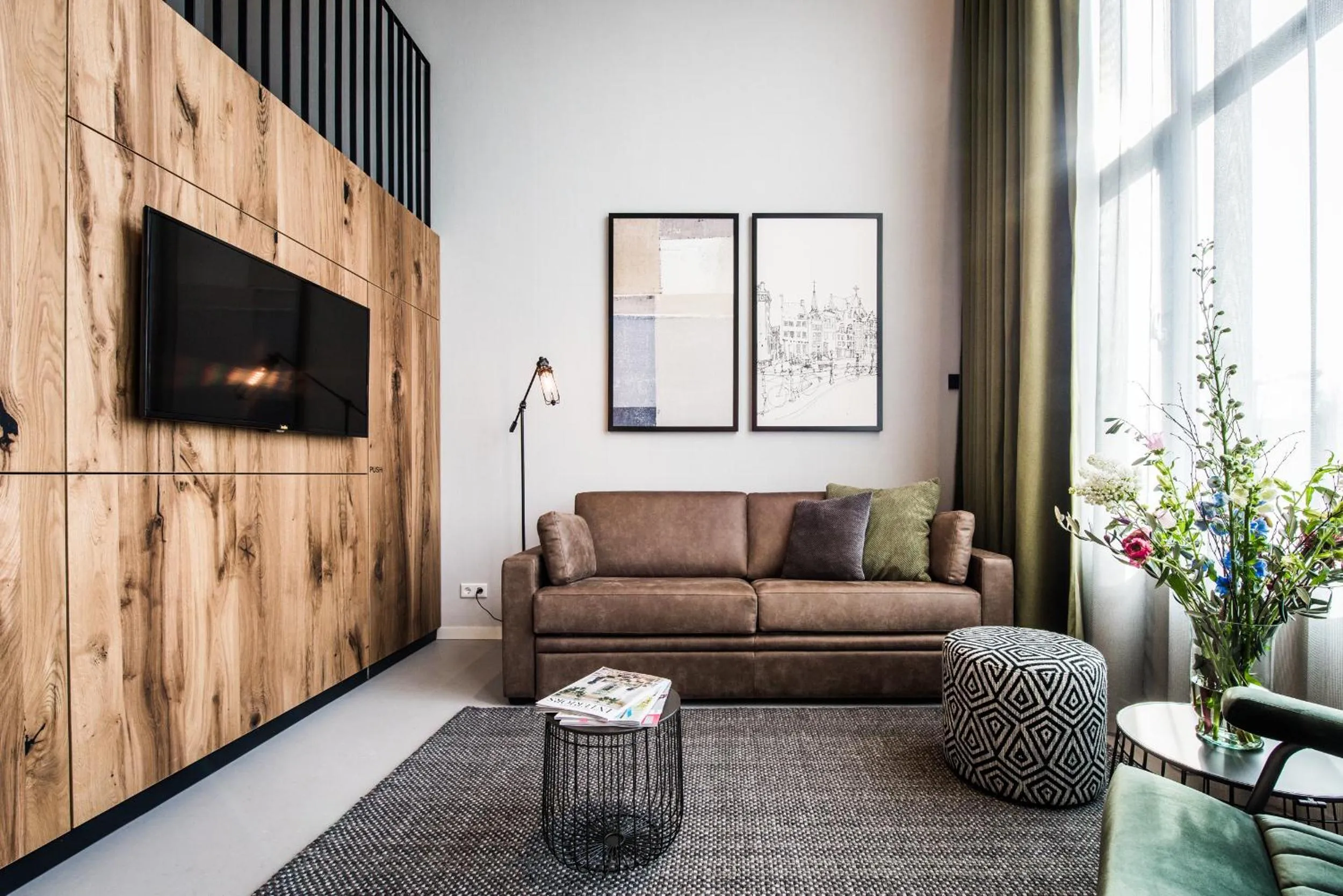 Living room in YAYS Amsterdam East by Numa