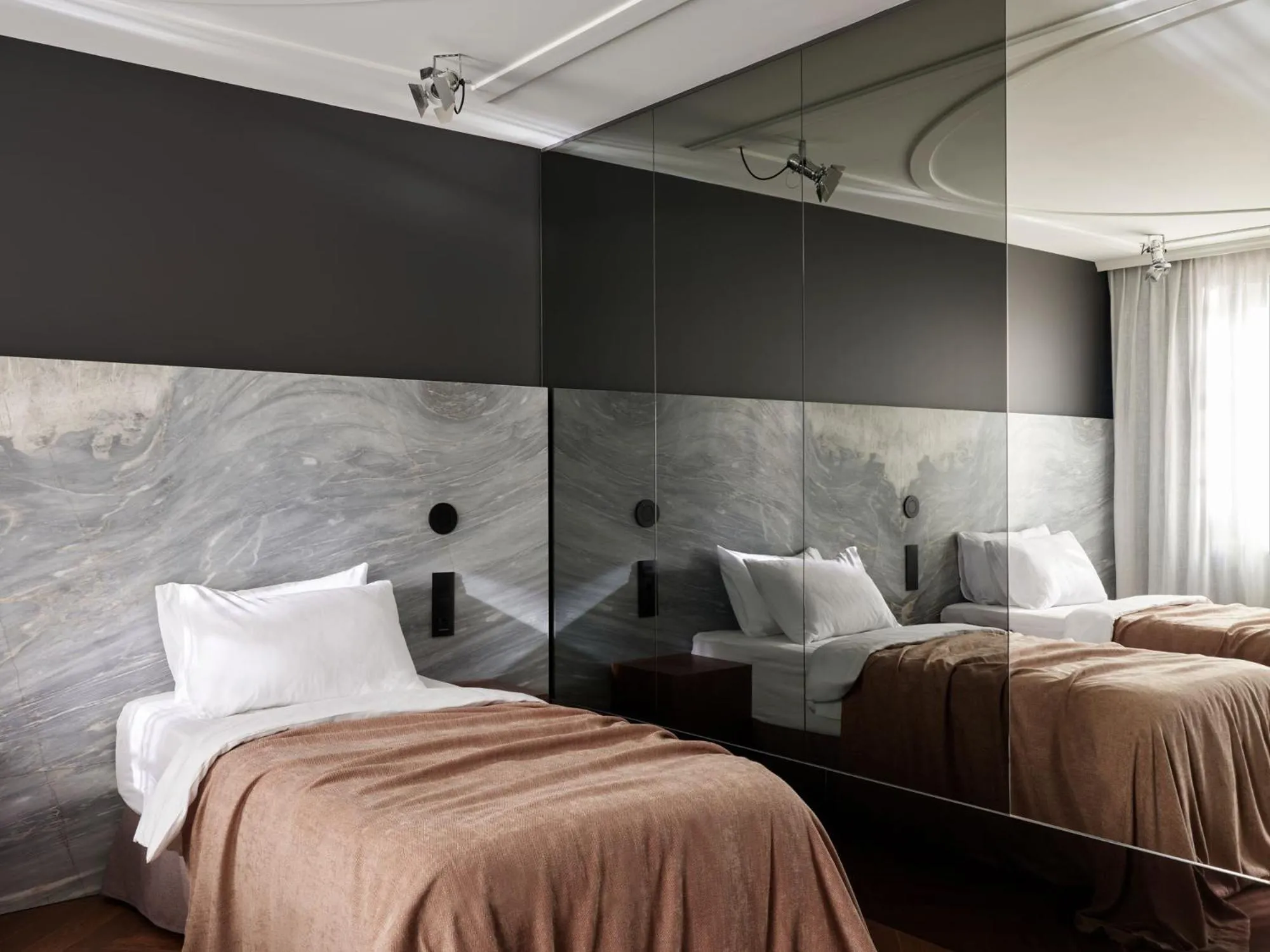 Bed in Hotel Reja, a Member of Design Hotels