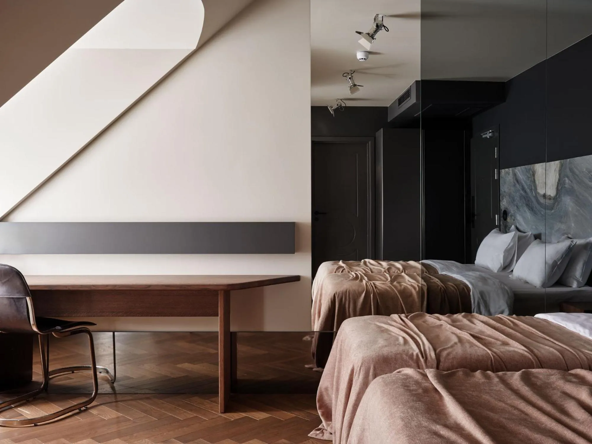 Bed in Hotel Reja, a Member of Design Hotels