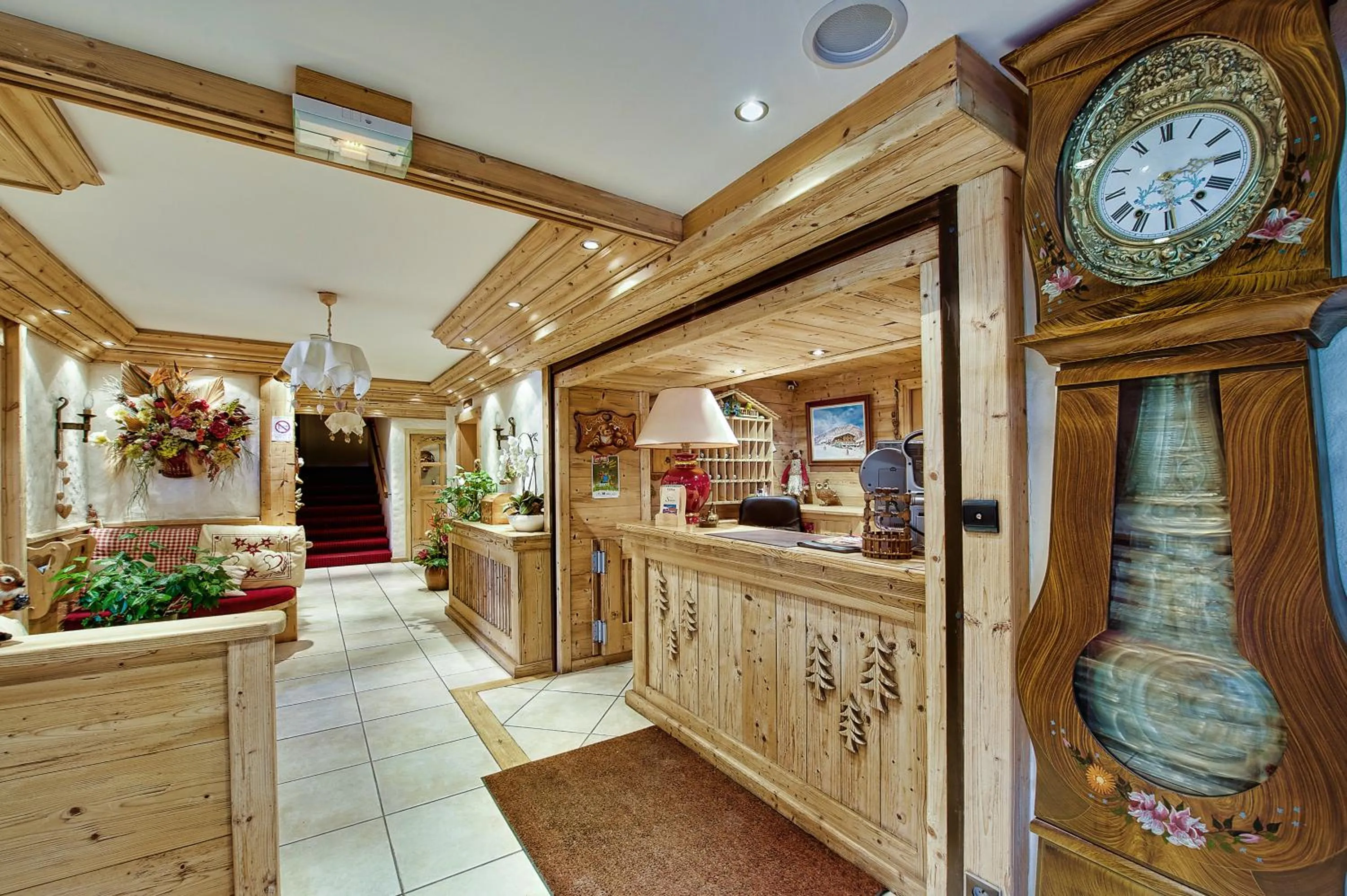Lobby or reception in Hotel les Sapins