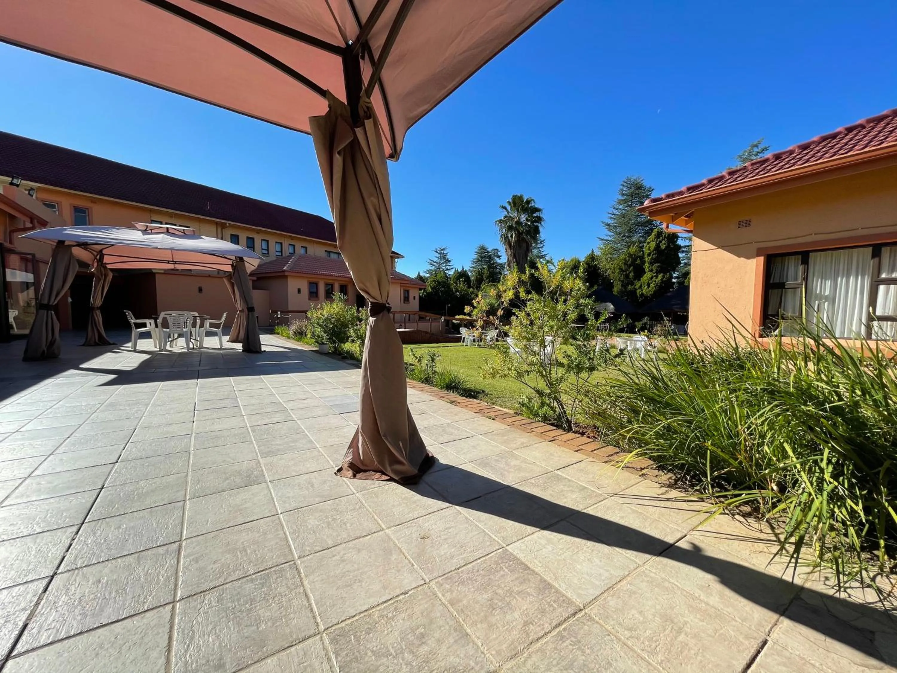 Patio in Ngwenya Hotel & Conference Centre