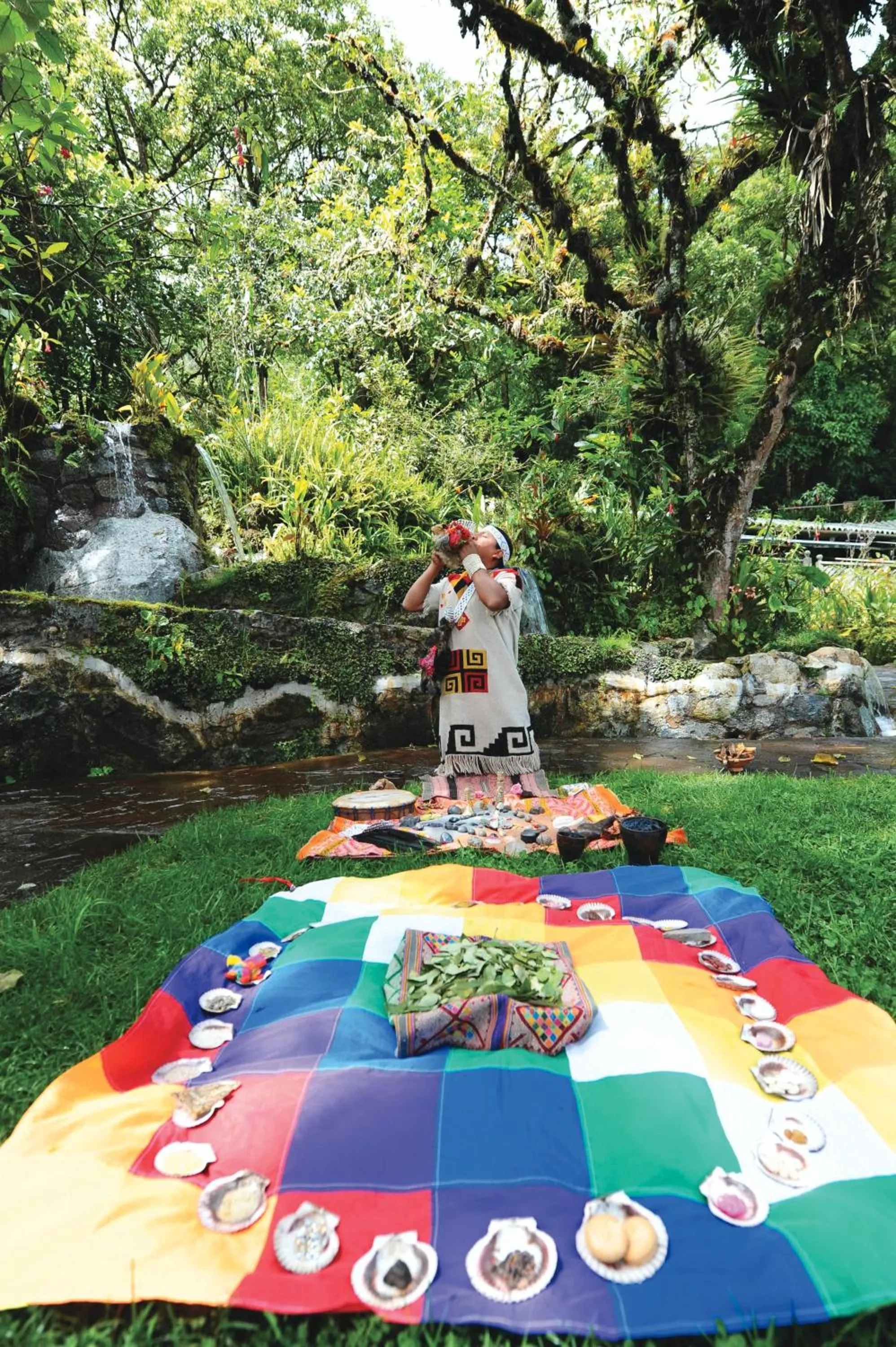 Garden in Sanctuary Lodge, A Belmond Hotel, Machu Picchu