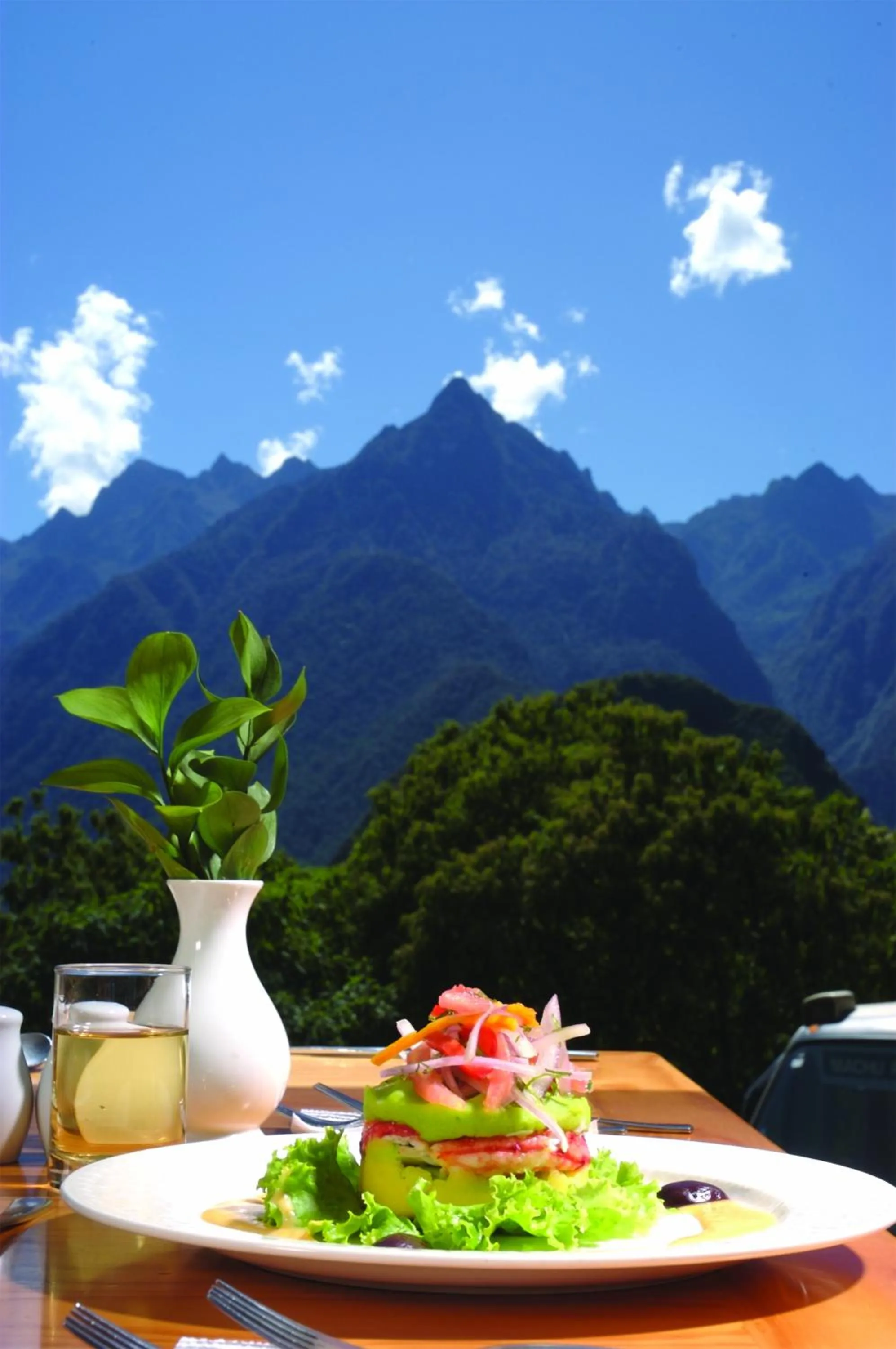 Mountain view in Sanctuary Lodge, A Belmond Hotel, Machu Picchu
