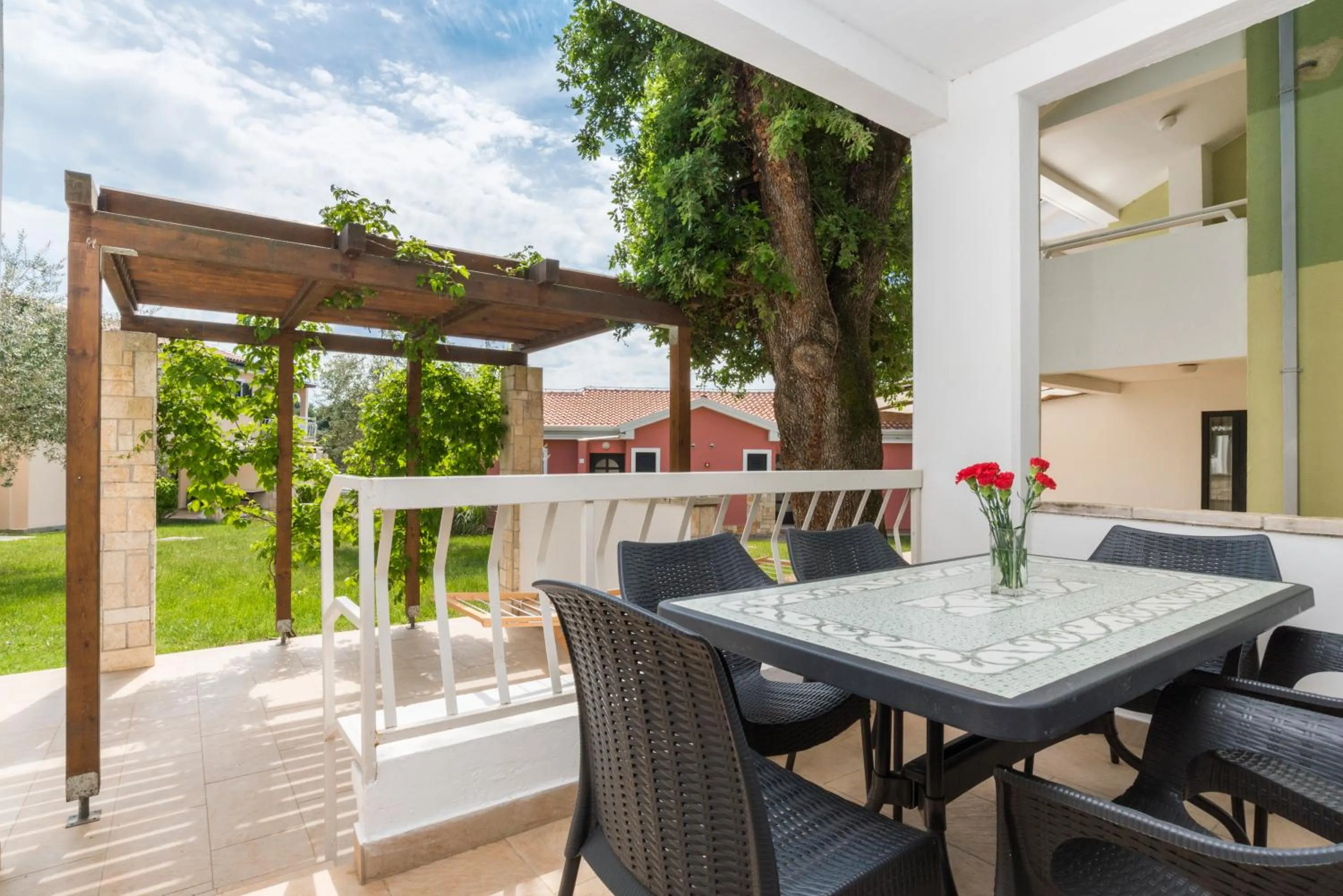 Balcony/Terrace in Apartments Amfora Plava Laguna