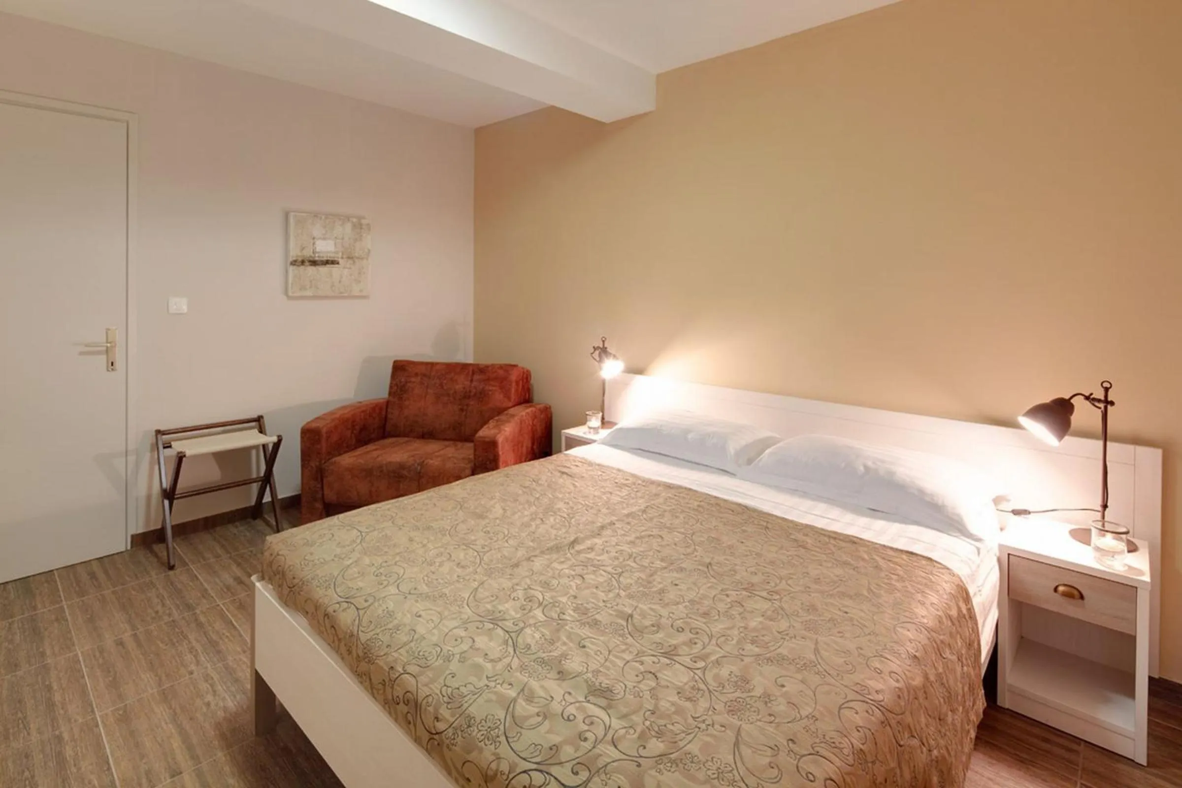 Bed in Apartments Amfora Plava Laguna