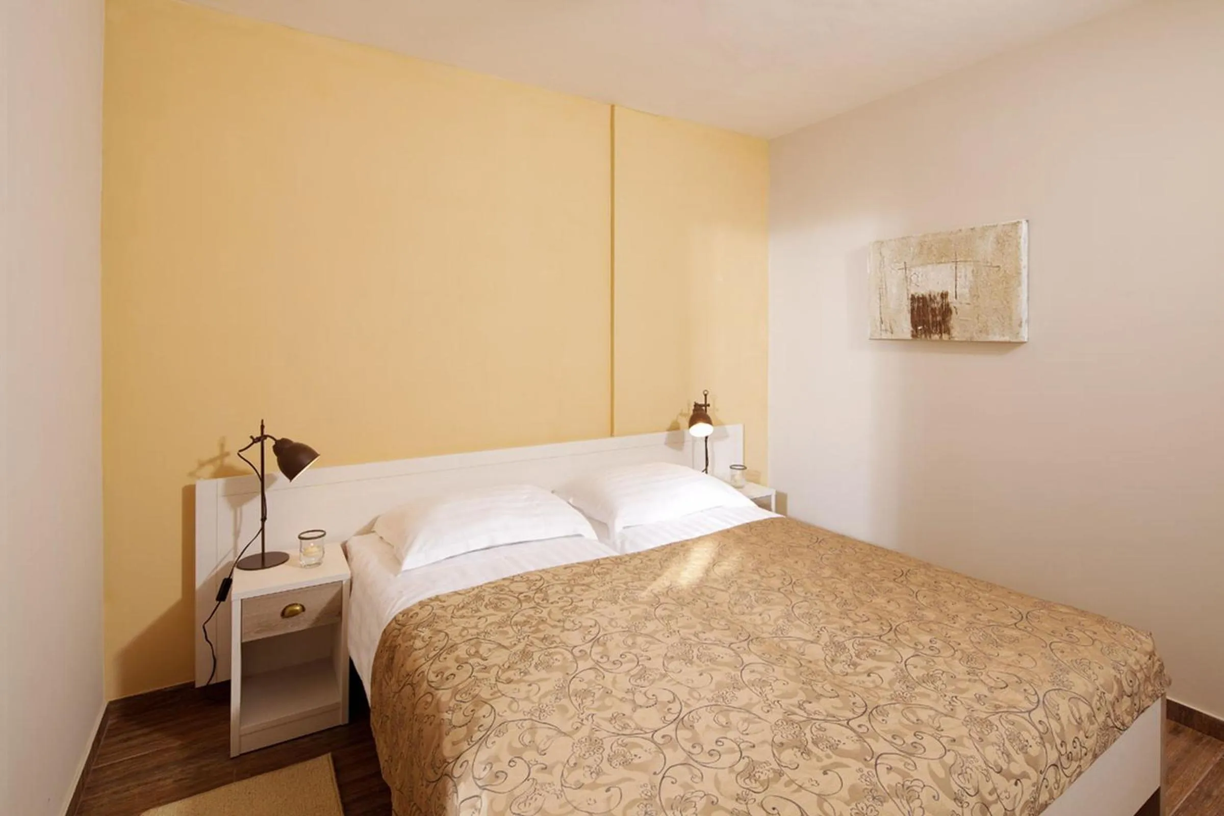 Bed in Apartments Amfora Plava Laguna