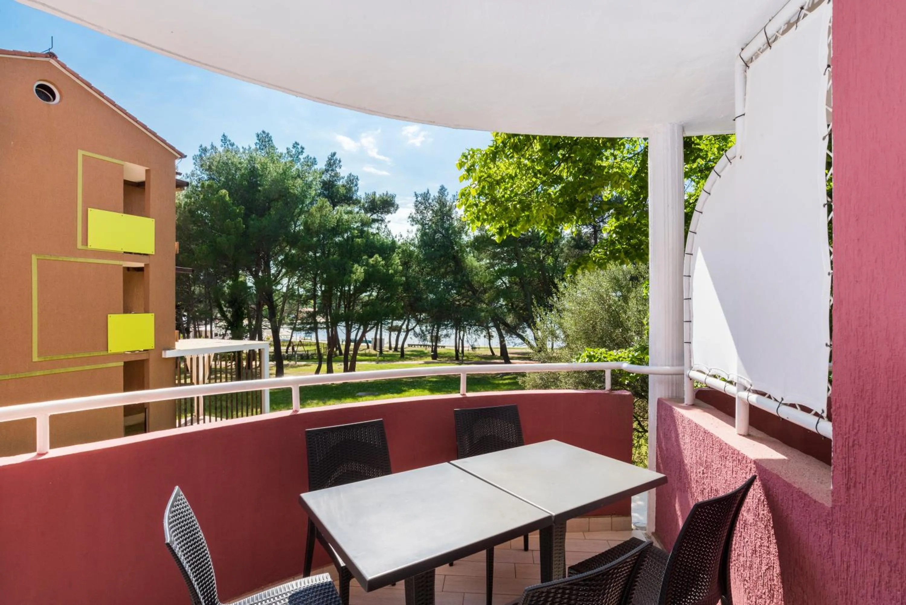 Balcony/Terrace in Apartments Amfora Plava Laguna