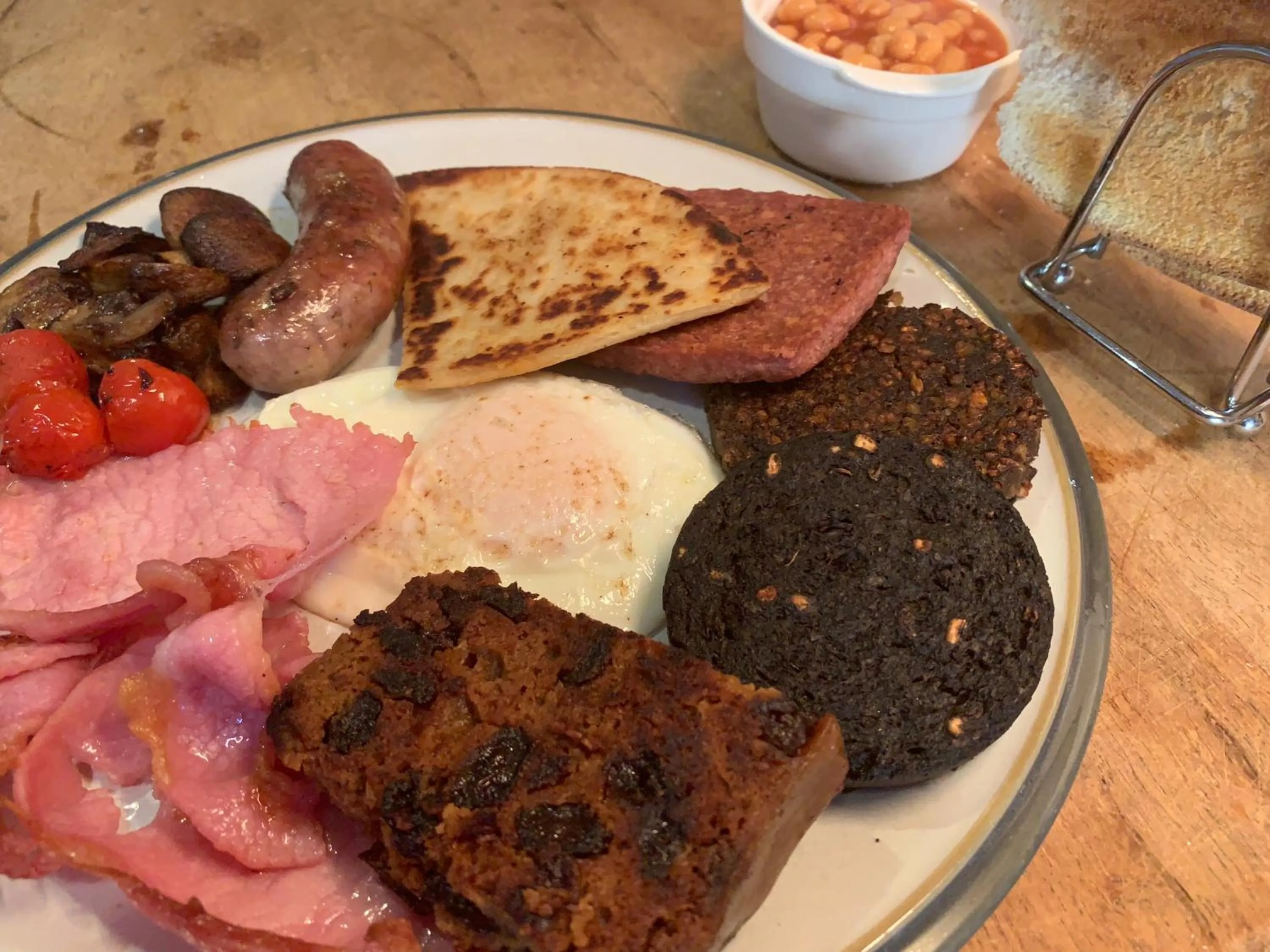 Food close-up in Dupplin152 bed and breakfast