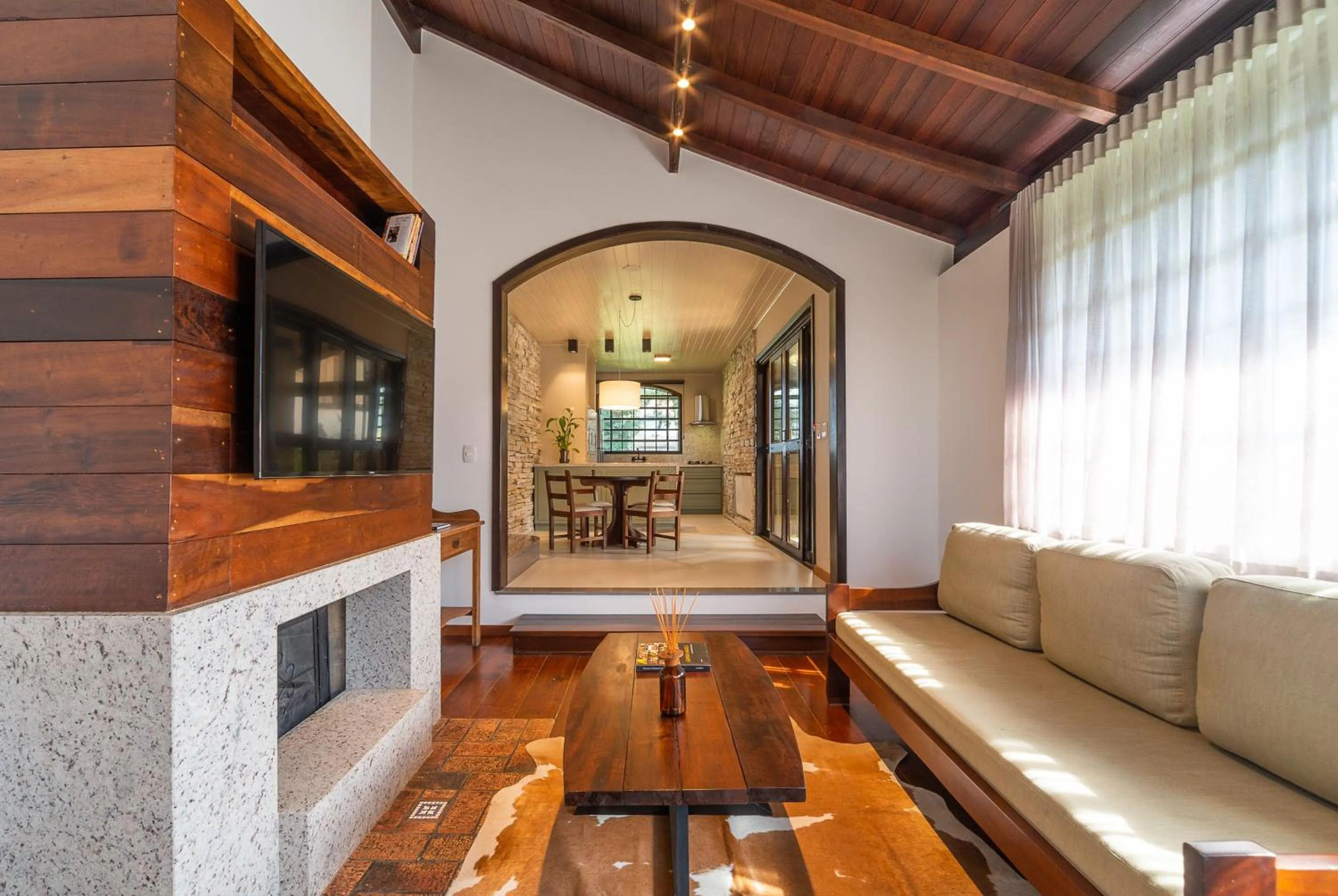 Living room in Vila Suzana Parque Hotel